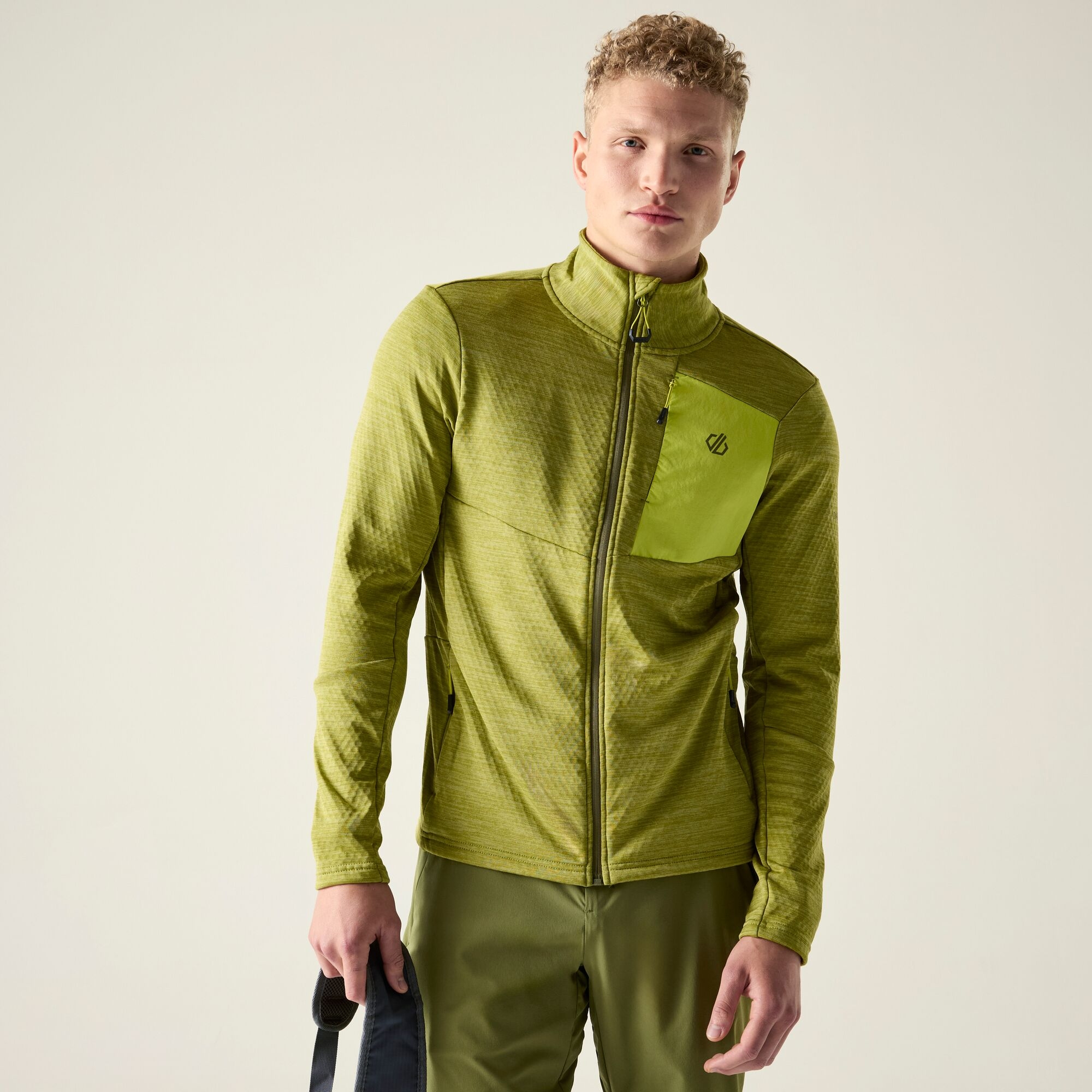 Dare 2b   Bluza męska rozsuwana Venture Zielony