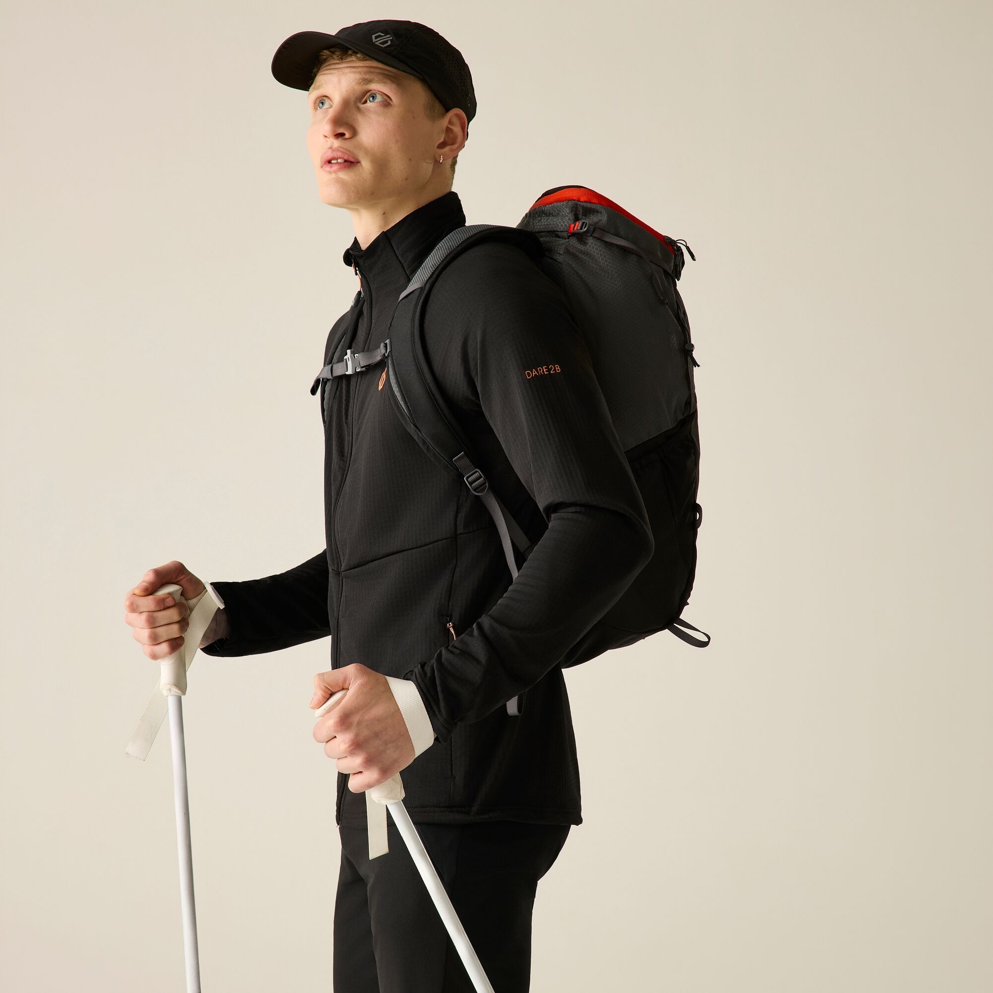 Dare 2b   Bluza męska rozsuwana Apex Czarny