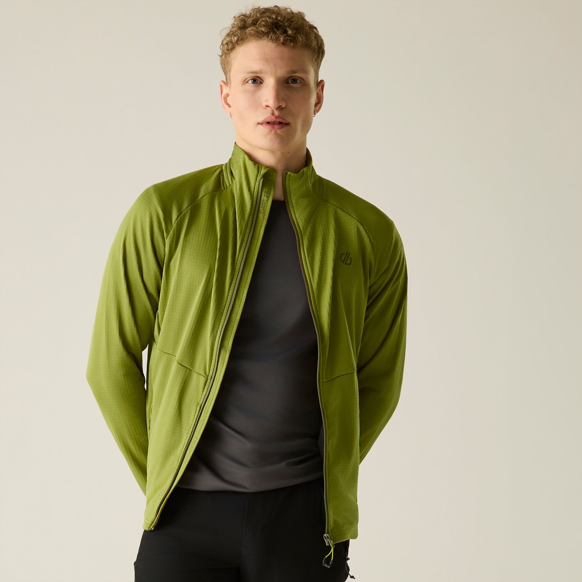 Dare 2b   Bluza męska rozsuwana Apex Zielony