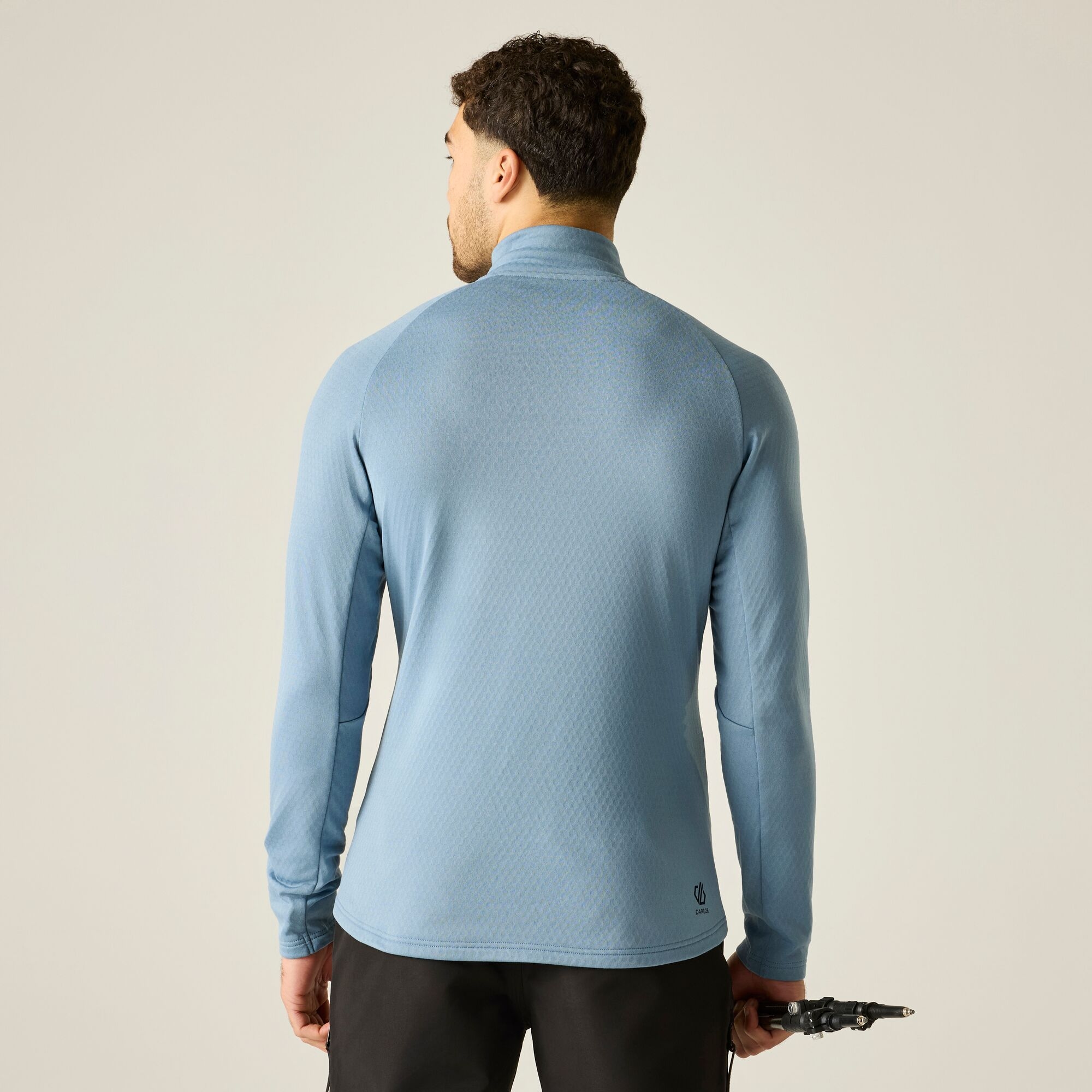 Dare 2b   Bluza męska z suwakiem Venture Overhead Stretch Niebieski