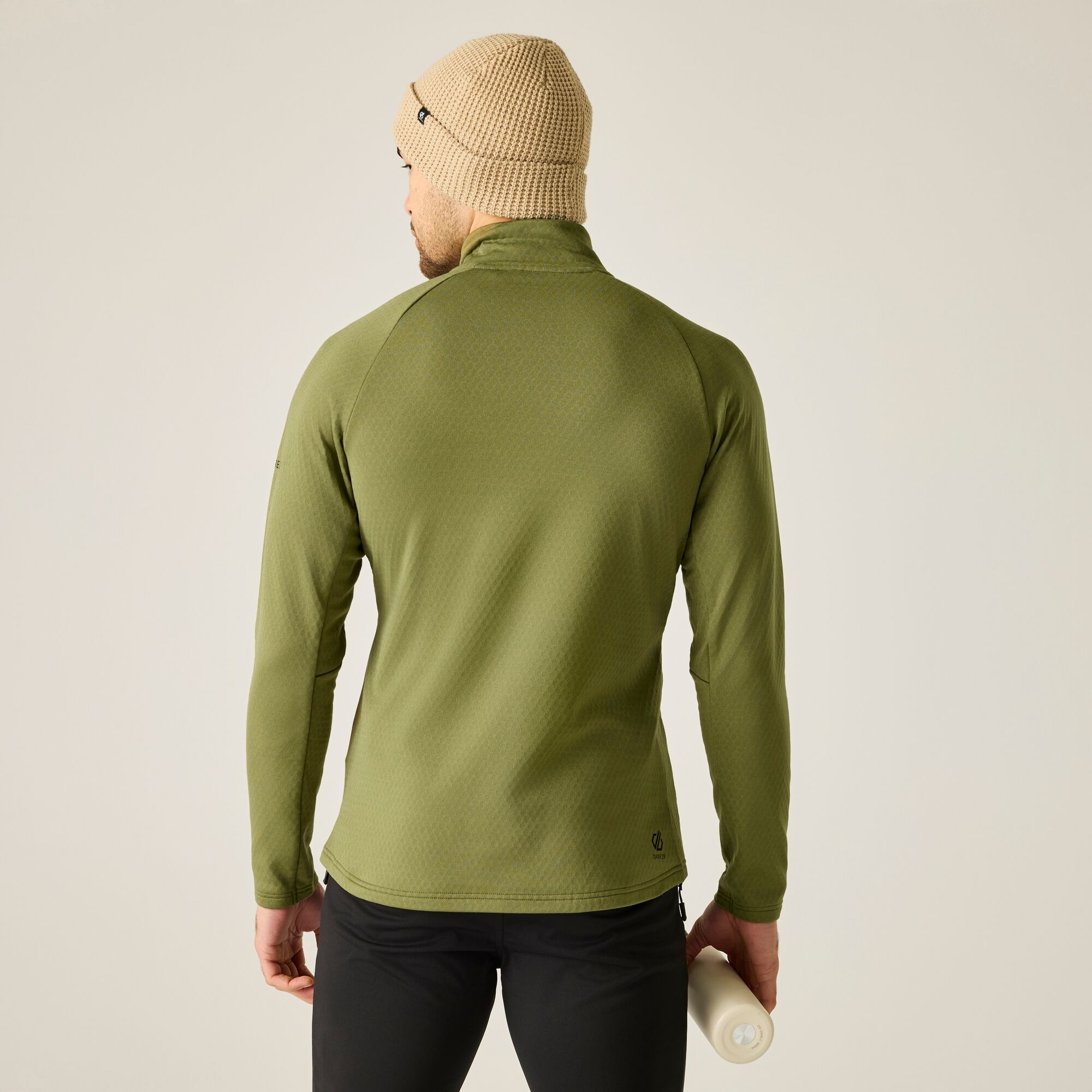 Dare 2b   Bluza męska z suwakiem Venture Overhead Stretch Zielony