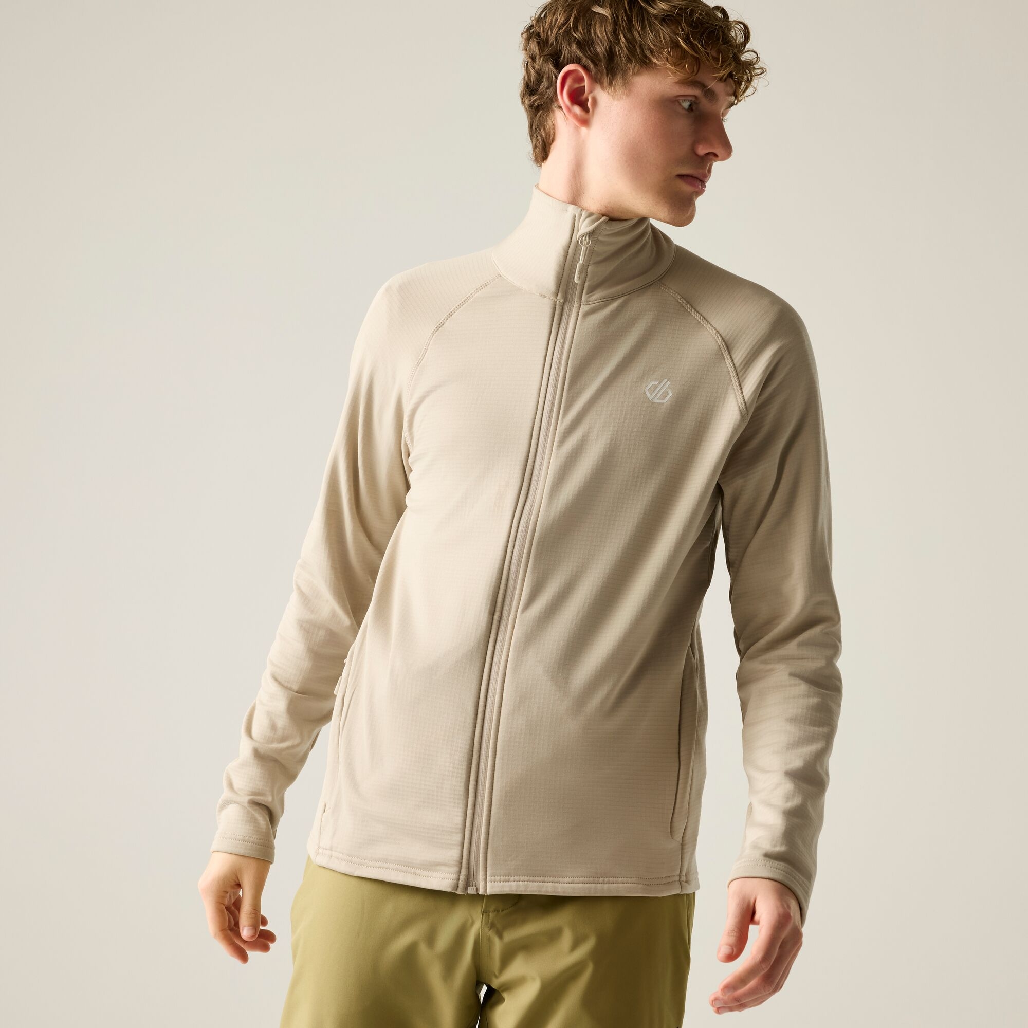 Dare 2b Bluza męska rozsuwana Fuse Up Biały