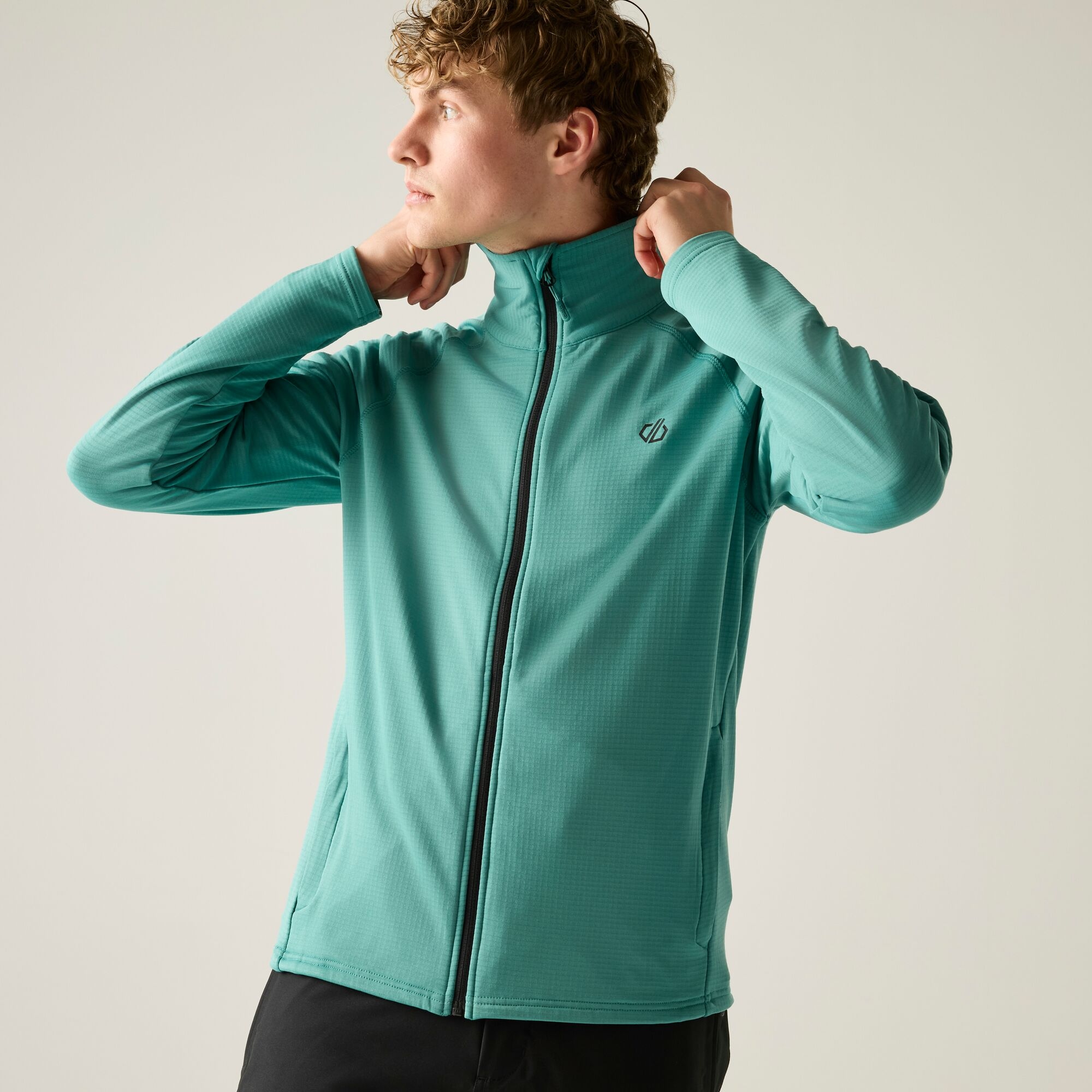 Dare 2b   Bluza męska rozsuwana Fuse Up Zielony