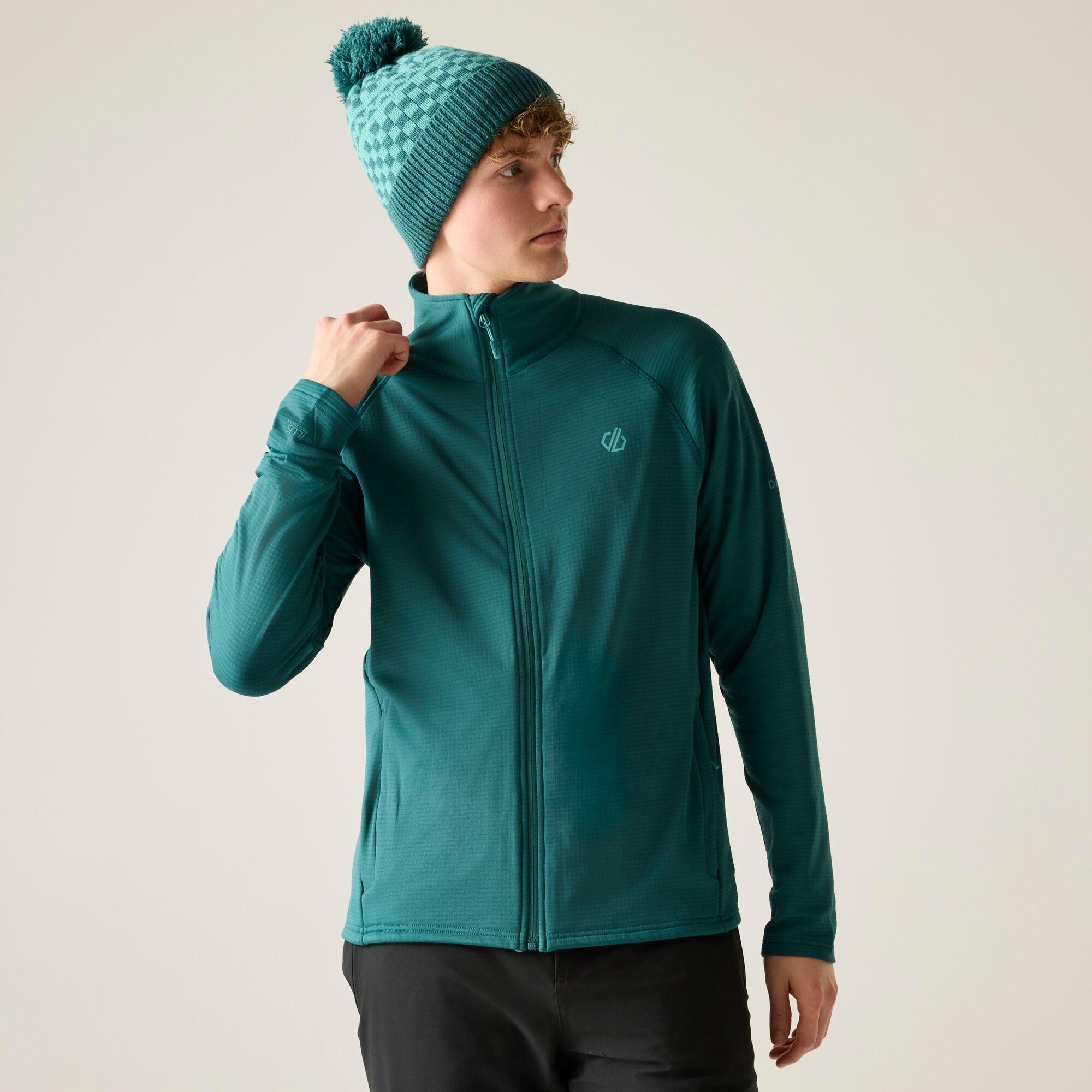Dare 2b   Bluza męska rozsuwana Fuse Up Zielony