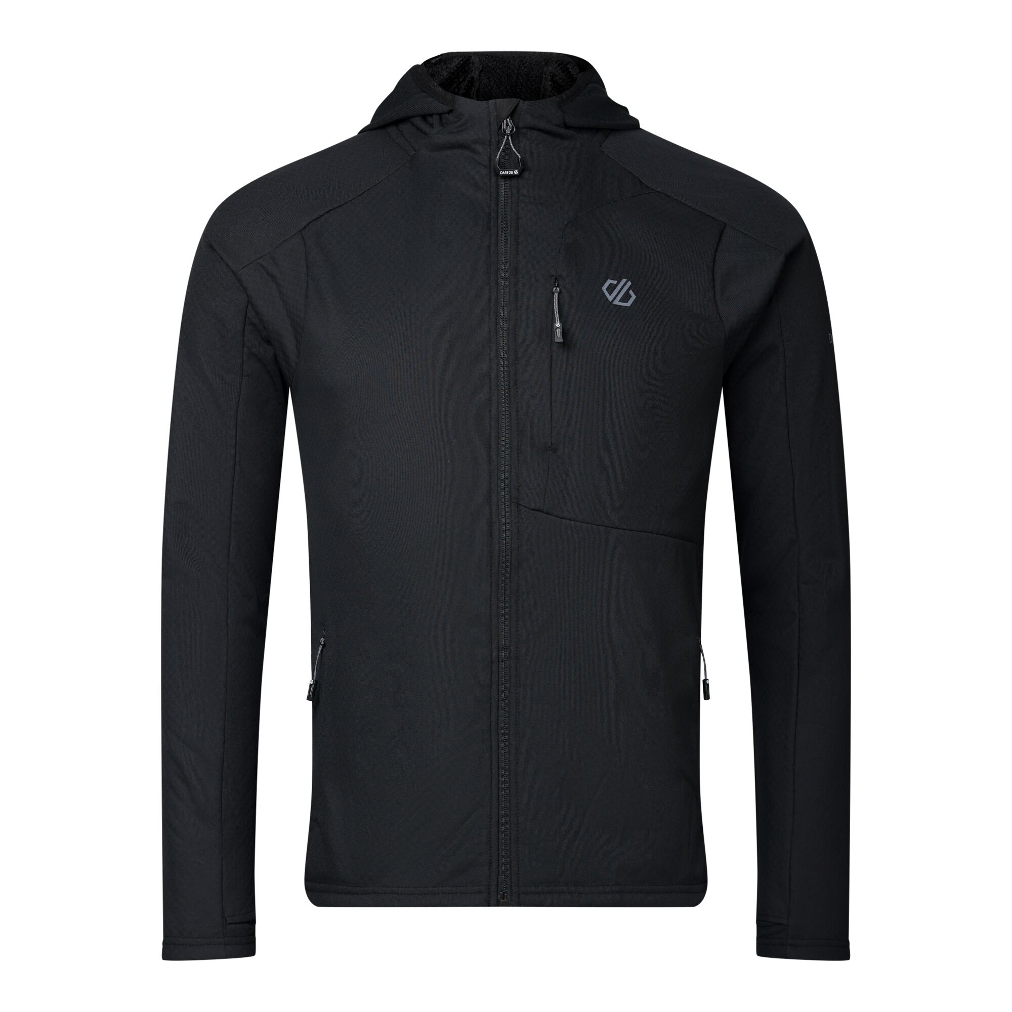 Dare 2b   Bluza męska rozsuwana Heat Weave Czarny
