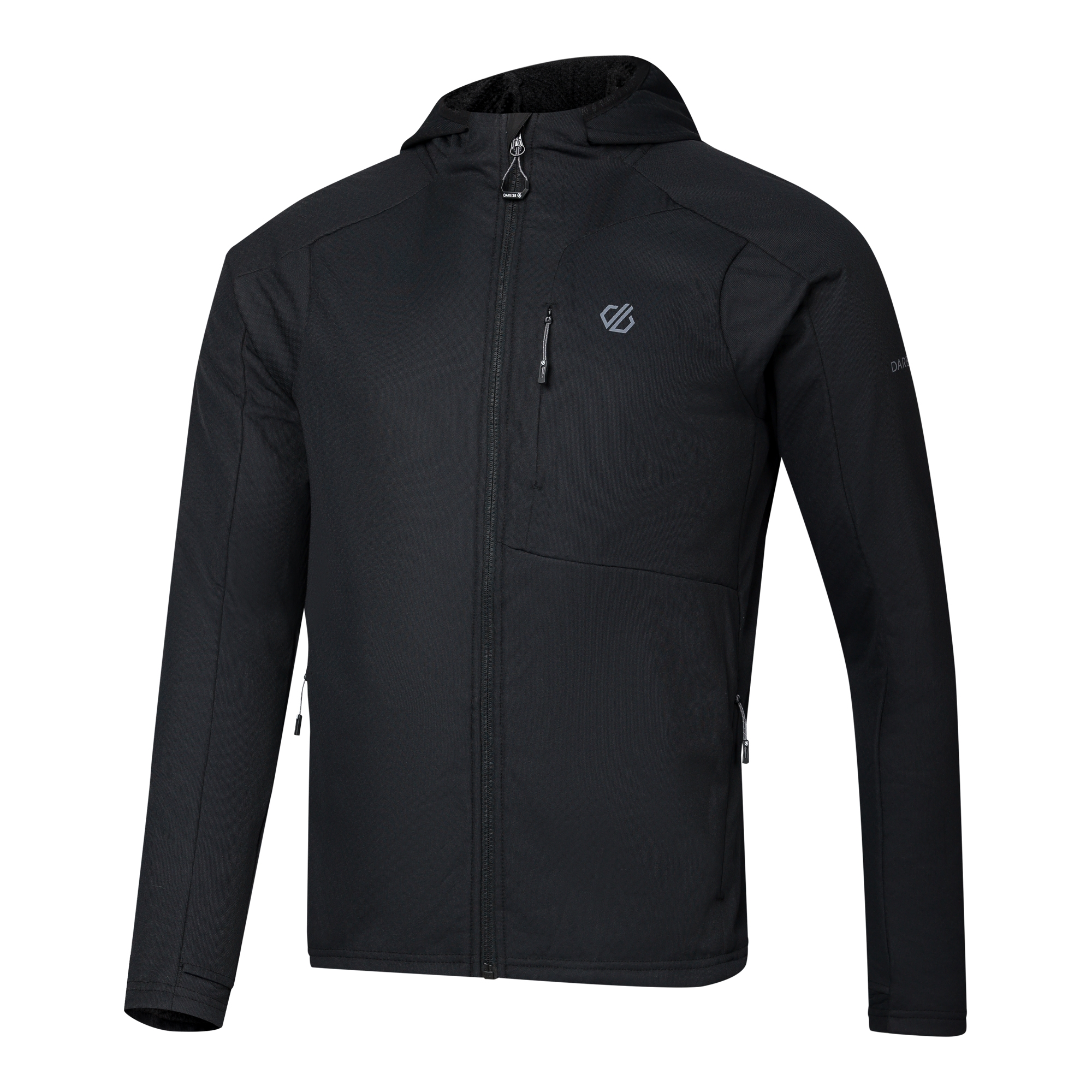 Dare 2b   Bluza męska rozsuwana Heat Weave Czarny