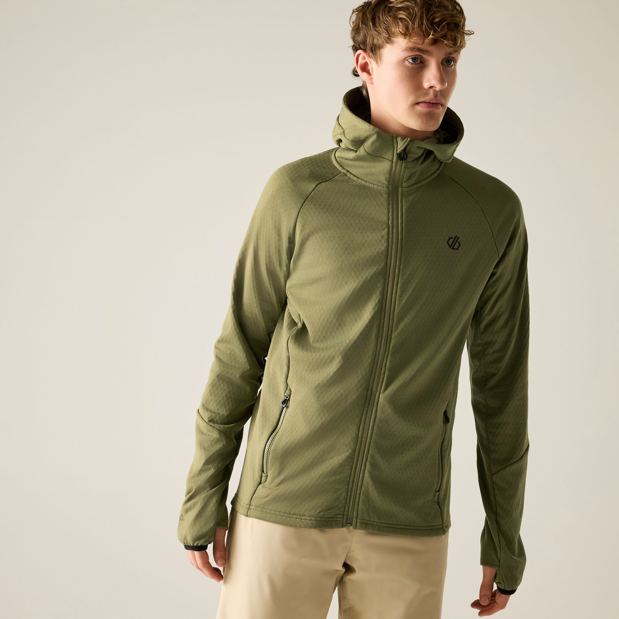 Dare 2b   Bluza męska rozsuwana Venture Hooded Zielony