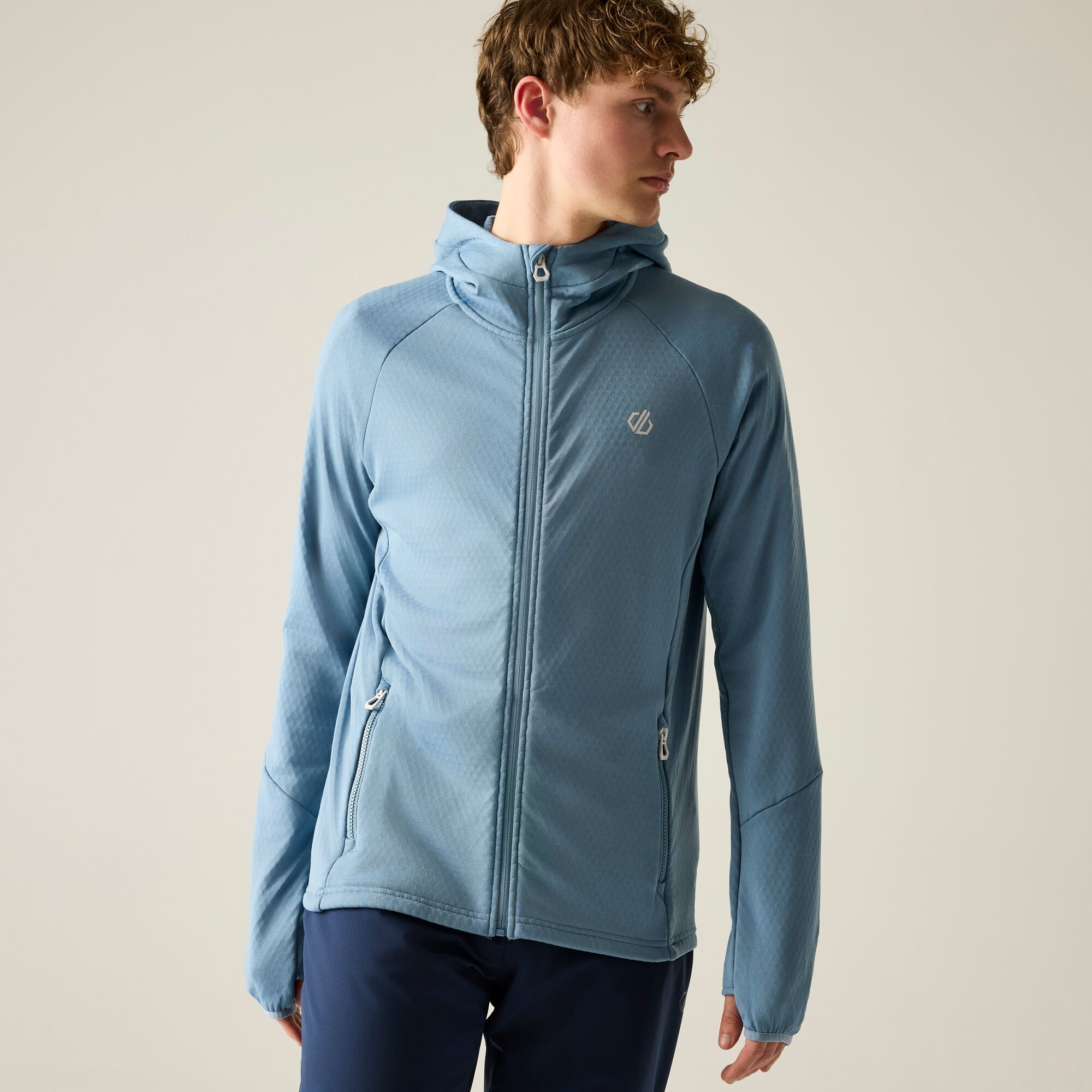 Dare 2b   Bluza męska rozsuwana Venture Hooded Niebieski