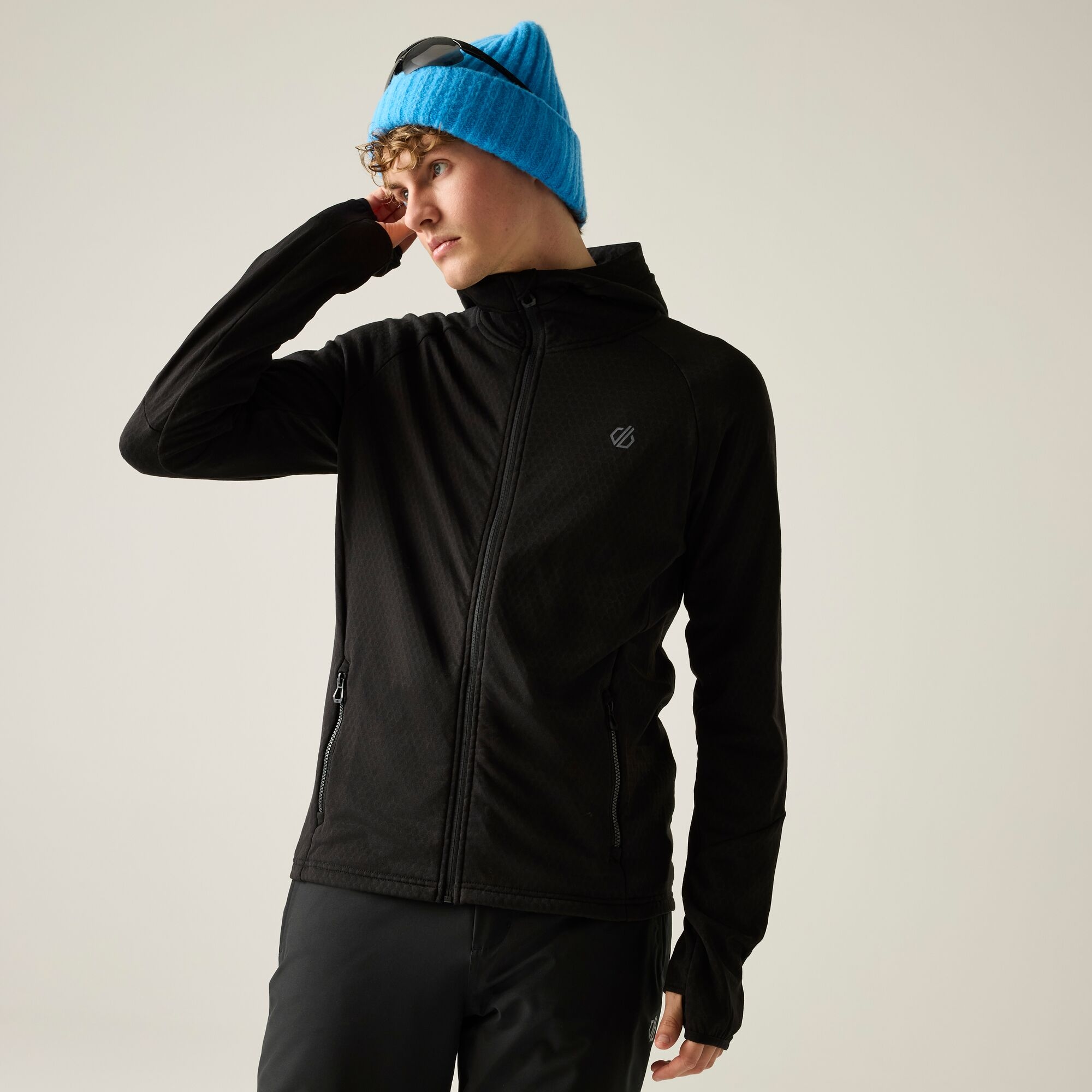 Dare 2b   Bluza męska rozsuwana Venture Hooded Czarny