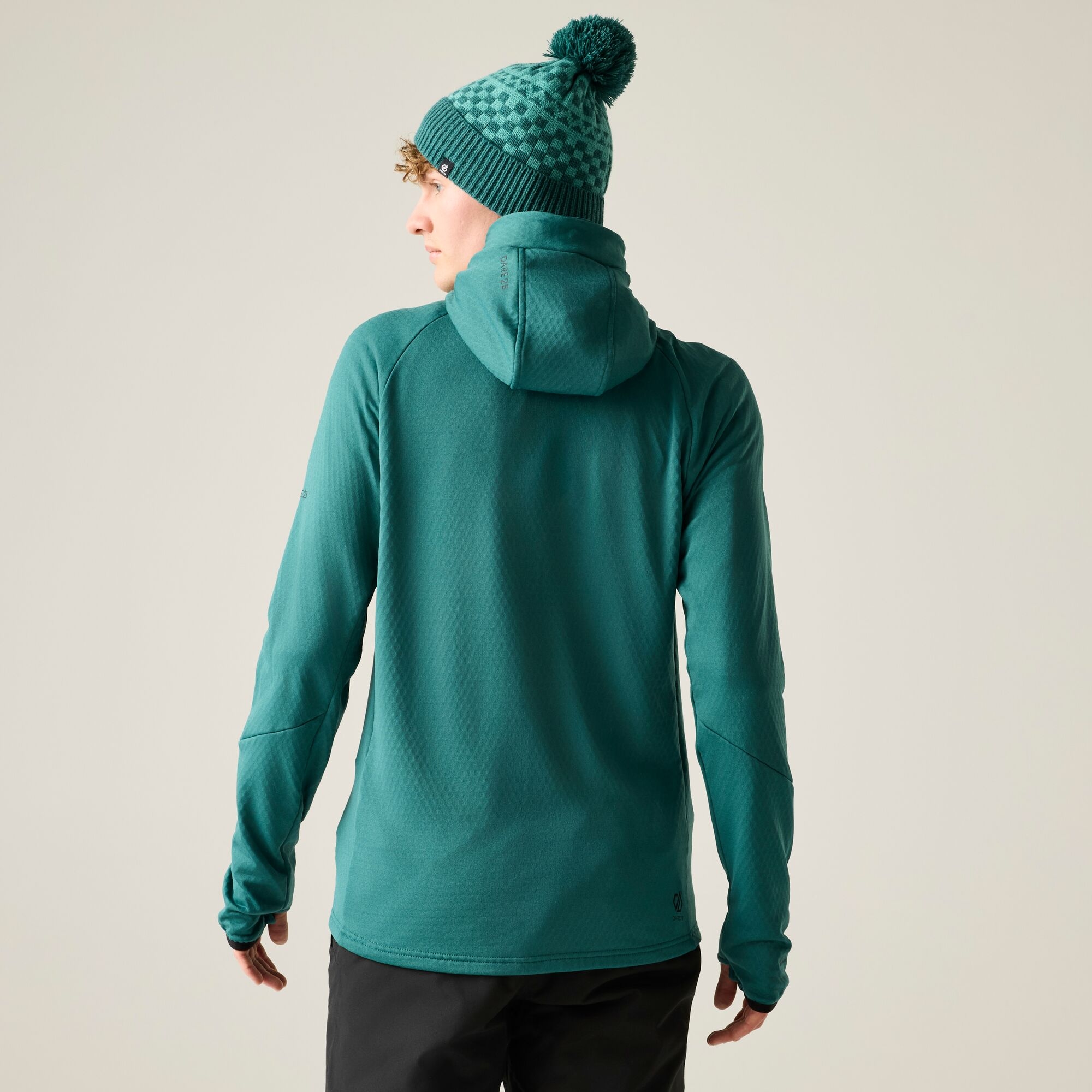 Dare 2b   Bluza męska rozsuwana Venture Hooded Zielony