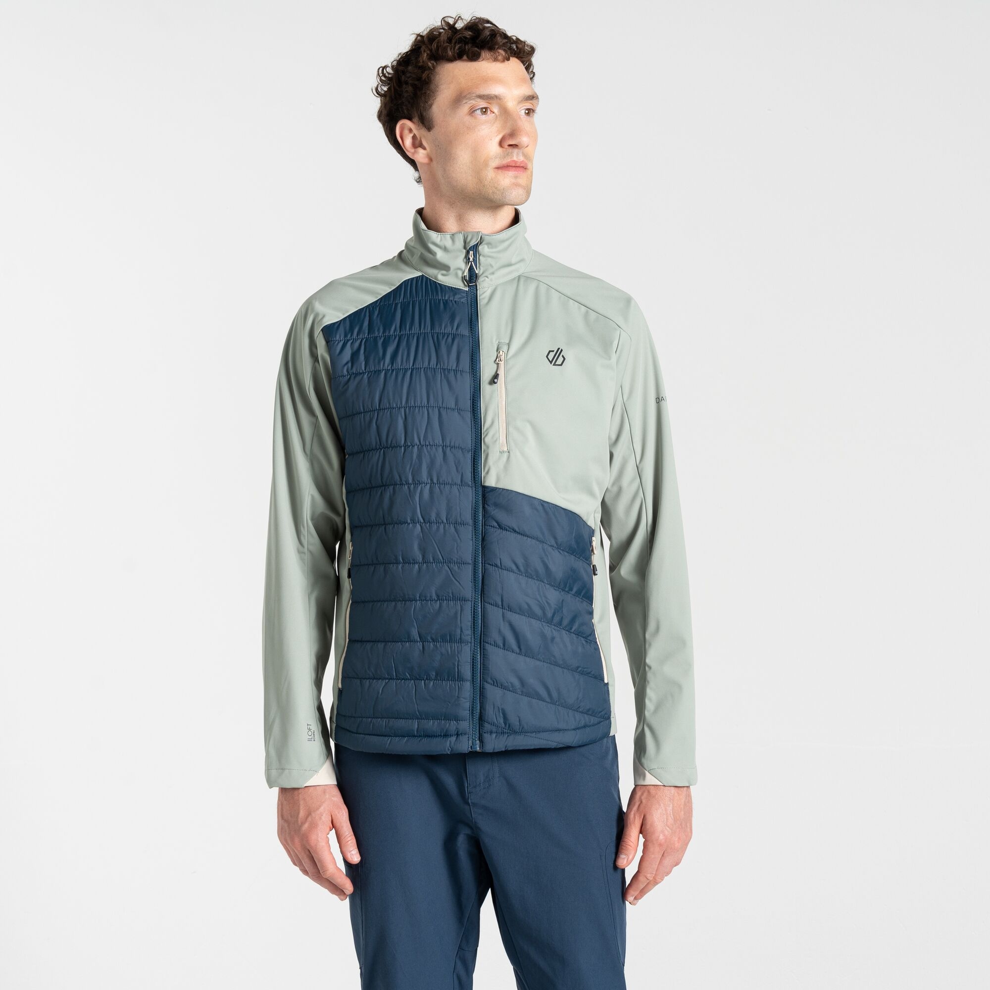 Dare 2b - Męska Kurtka Hybrydowa Mountaineer Zielony, Rozmiar: XL