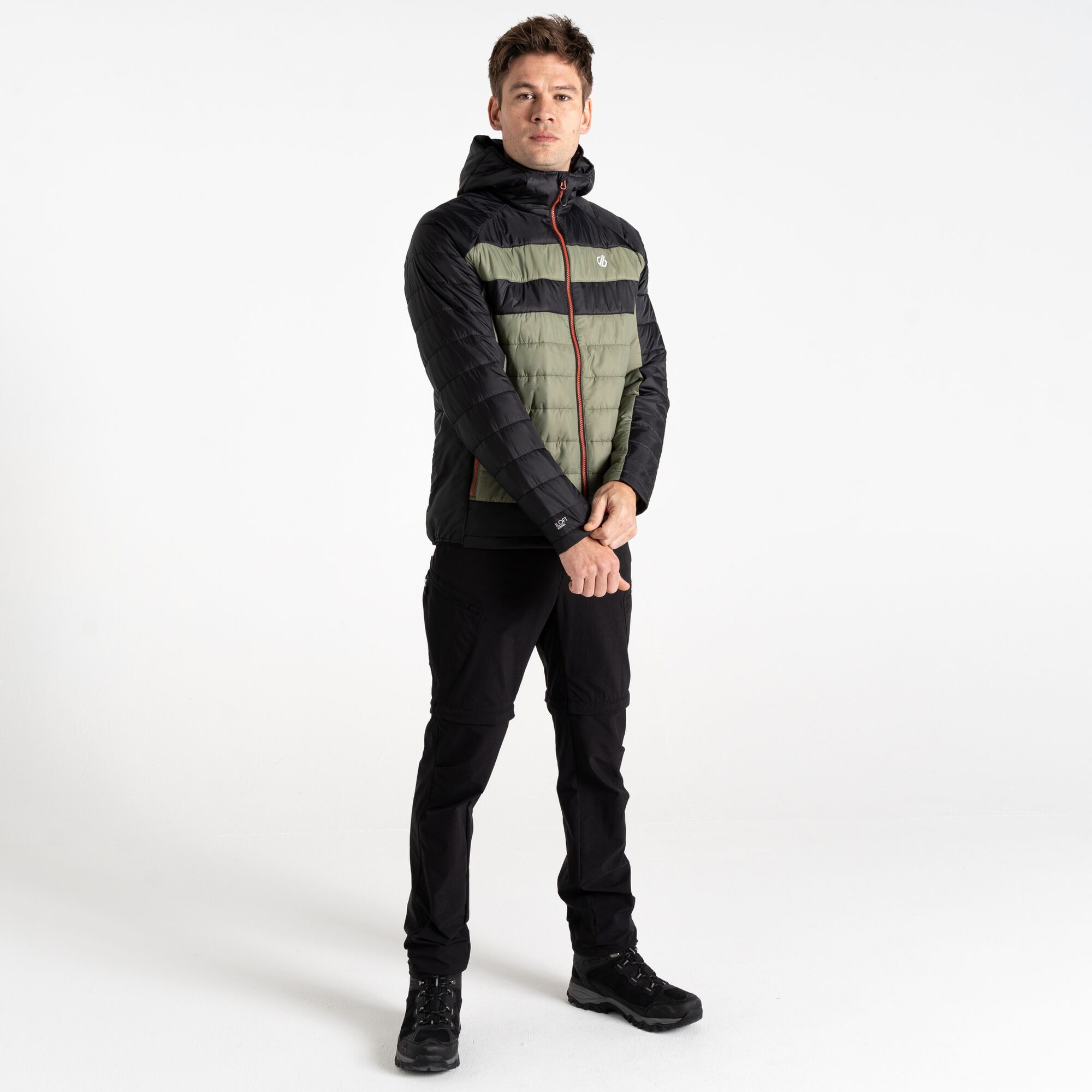 Dare 2b Męska kurtka przejściowa ocieplana Touring II Czarny