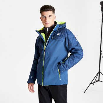 Dare 2b Mens Recode Waterproof and Breathable Mesh Lined Hooded Hiking Shell Jacket