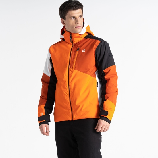 Dare 2b - Męska kurtka narciarska Halfpipe Pomarańczowo-czarny