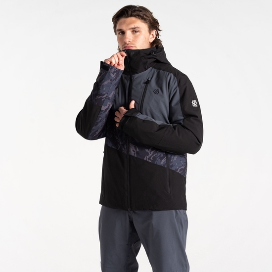 Dare 2b - Men's Baseplate II Ski Jacket Black Grey