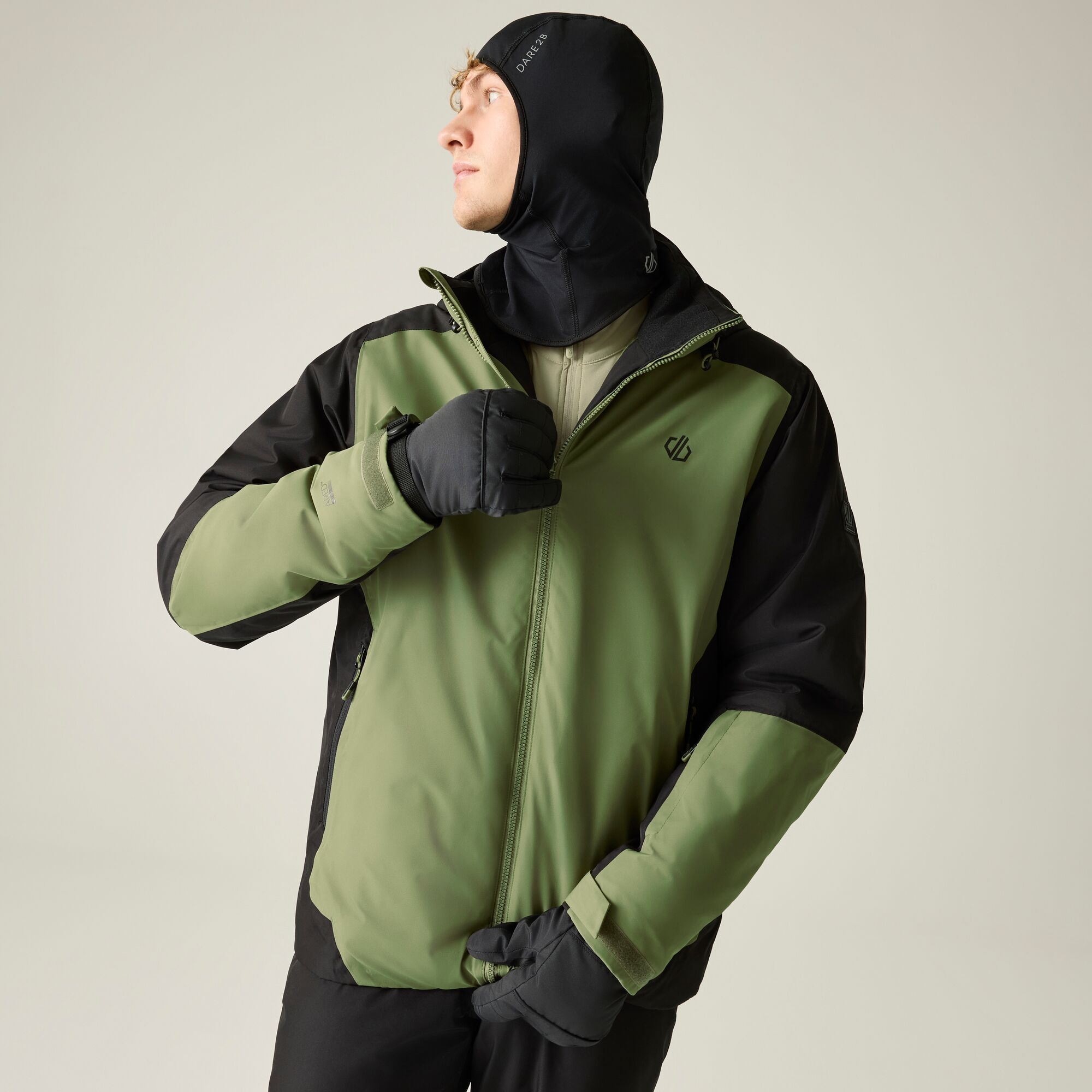 Dare 2B Men's Precision Ii Jacket Martini Olive, Black Small - Image 4