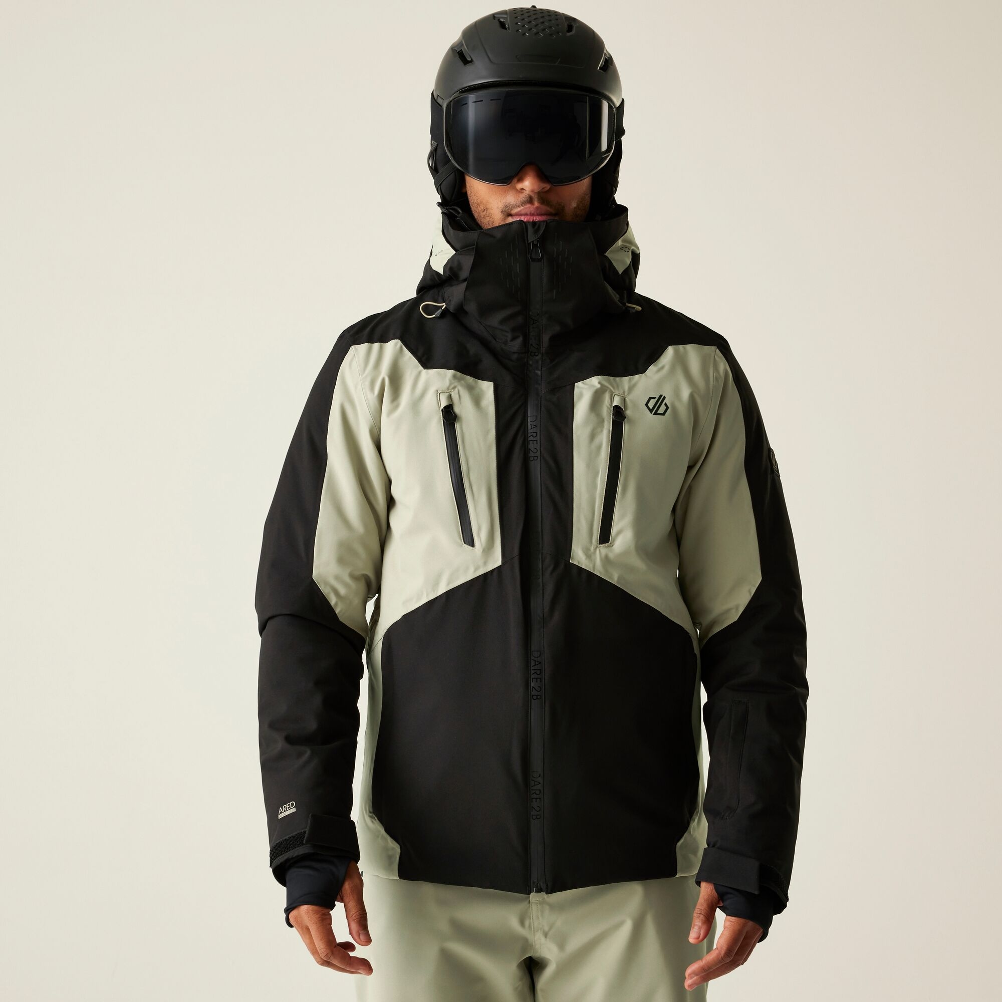 Dare 2b Kurtka narciarska męska z membraną Assimilate Beżowy