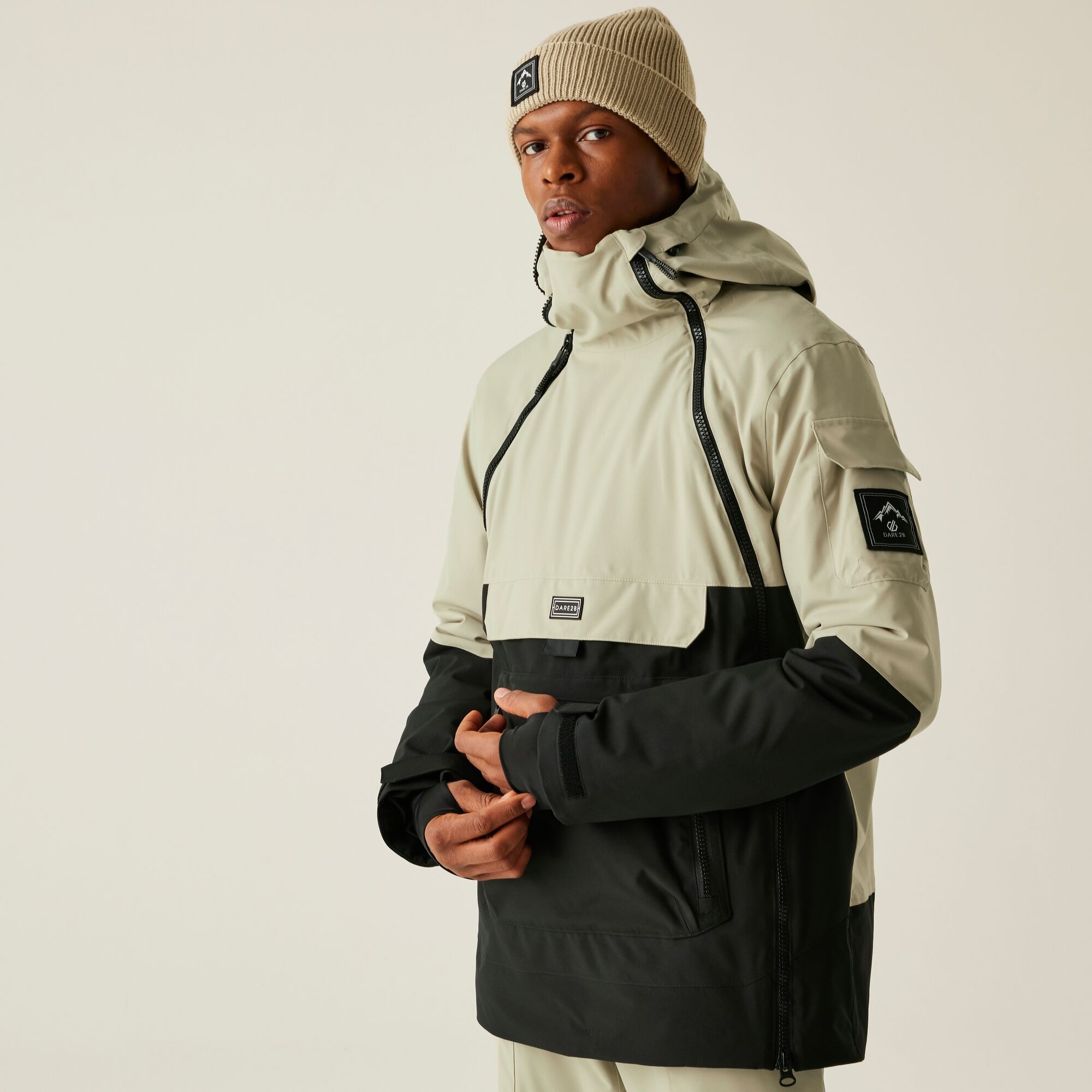 Dare 2b Kurtka narciarska męska z membraną T-Bar Overhead II Beżowy