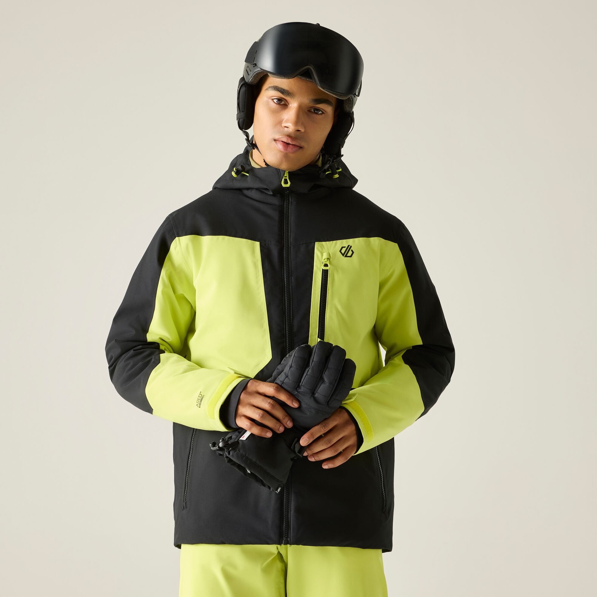 Dare 2B Men's Eagle Iv Ski Jacket - Yellow Small - Image 1