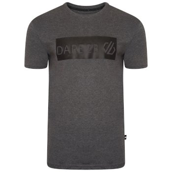 The Jenson Button Edit - Dubious Short Sleeved Graphic T-shirt Charcoal Grey Marl