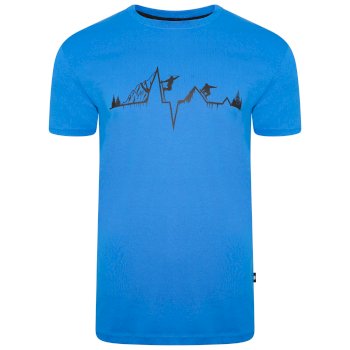 The Jenson Button Edit - Dubious Short Sleeved Graphic T-shirt Athletic Blue