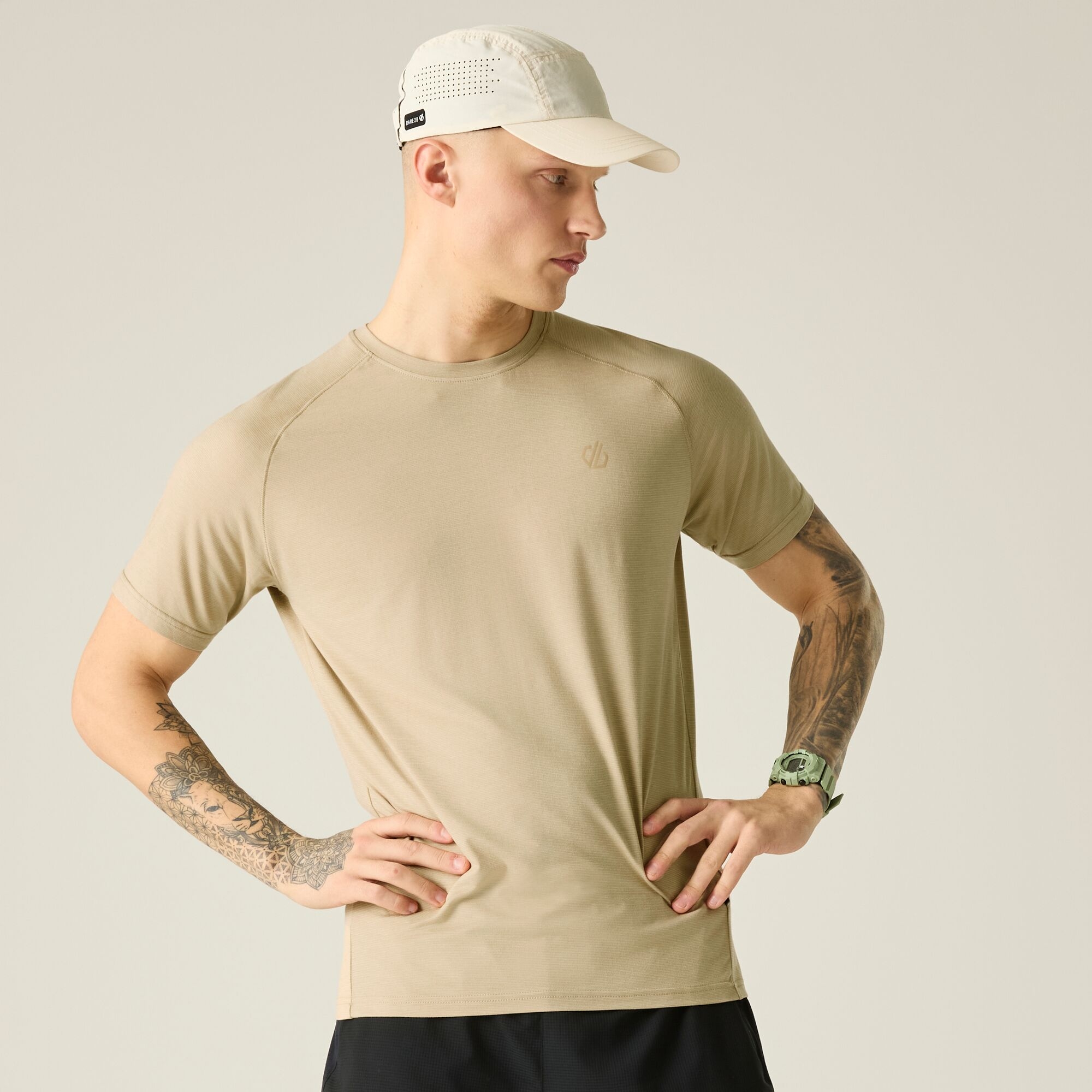 Dare 2B Men's Blanc Maillot Persist - Image 2
