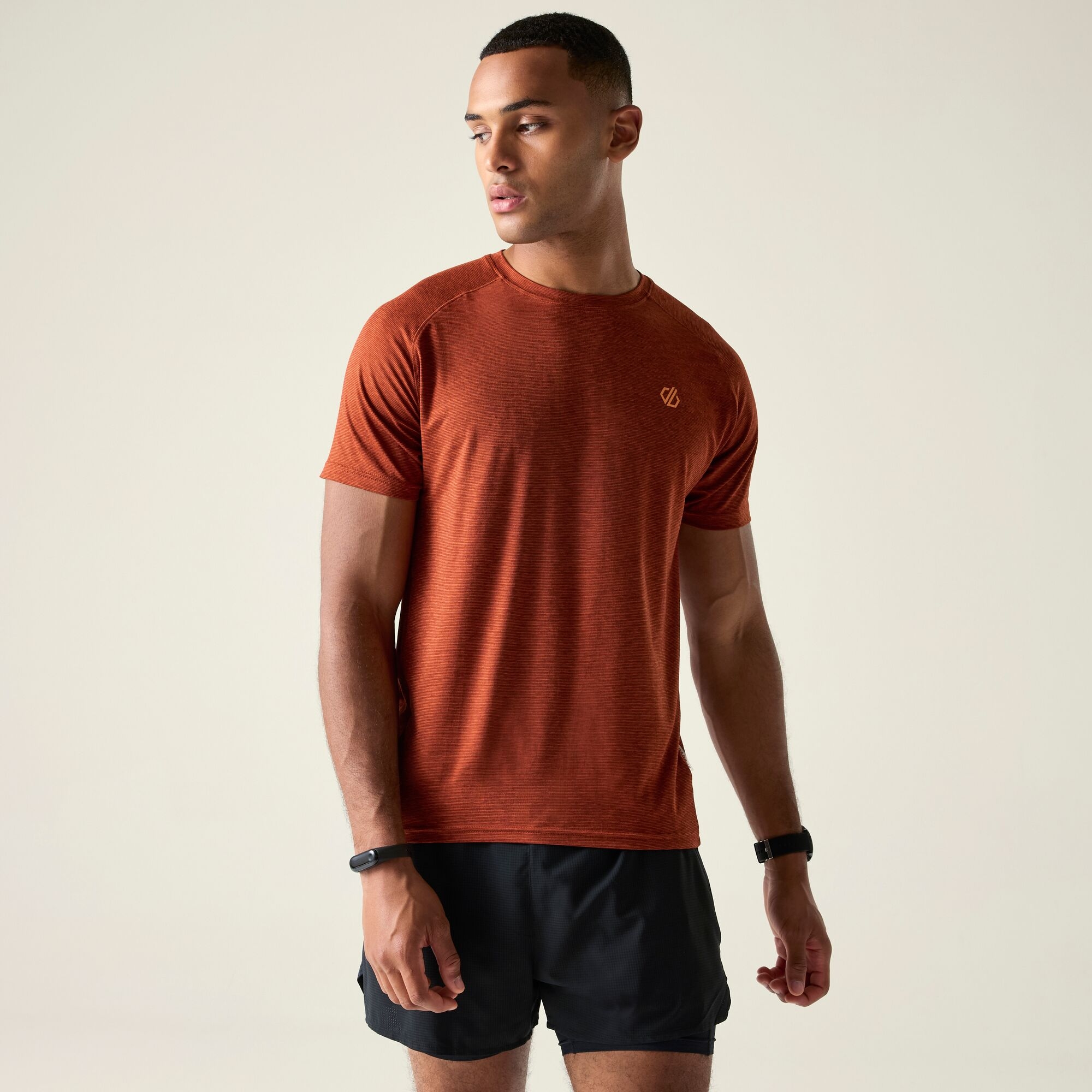 Dare 2b Dare 2b Koszulka męska szybkoschnąca Persist Pomarańczowy