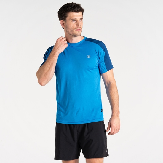 Men's Discernible III T-shirt Athletic Laser Blue