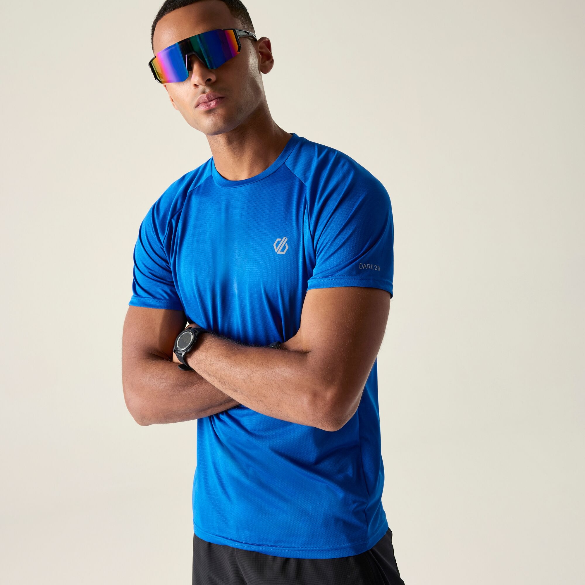 Dare 2B Men's Accelerate Fitness T-Shirt - Blue Xxl