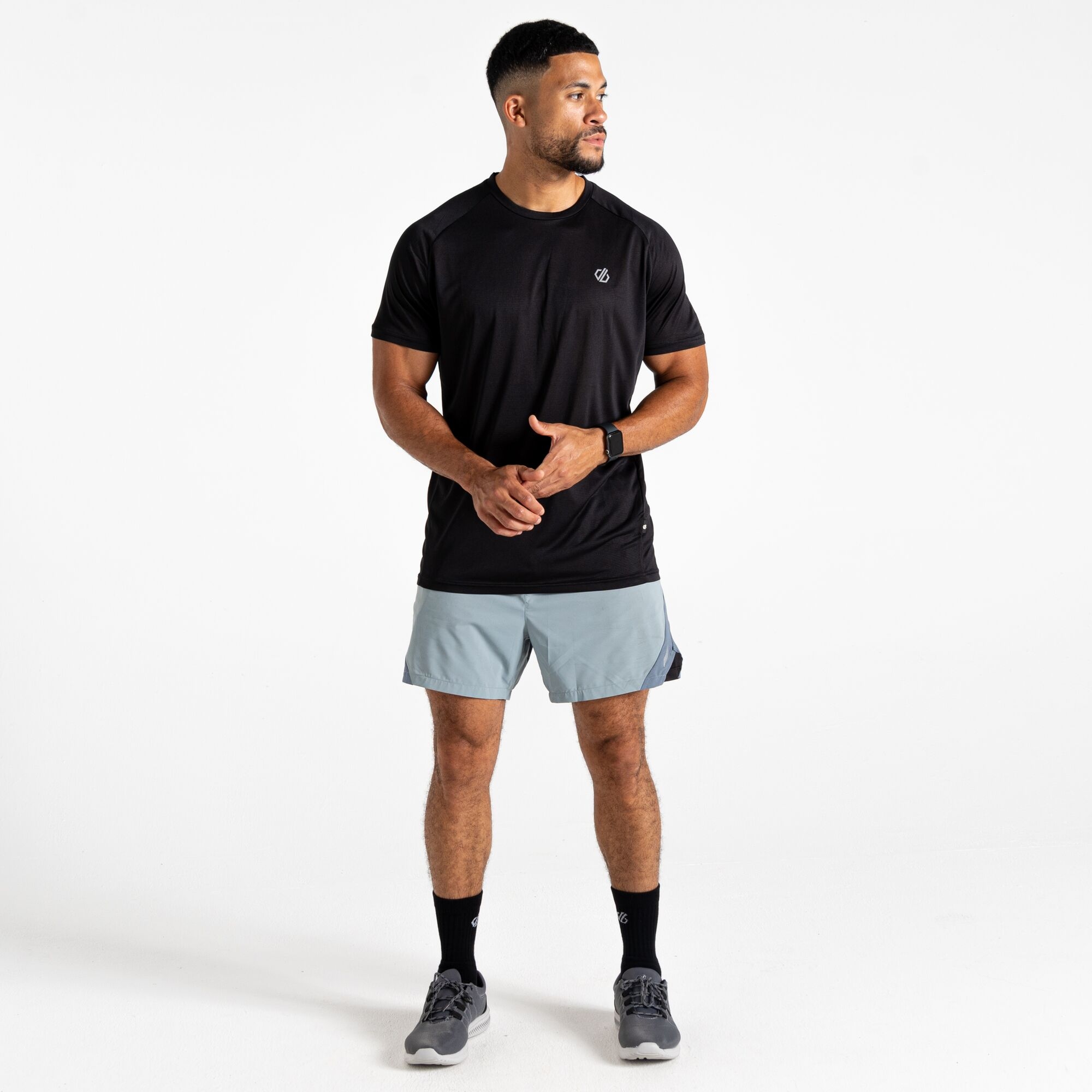 Dare 2b   Koszulka męska szybkoschnąca Accelerate Czarny