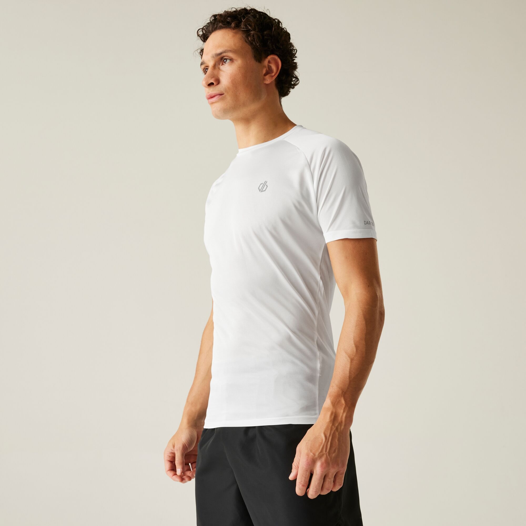 Dare 2b - Koszulka męska szybkoschnąca Accelerate Biały