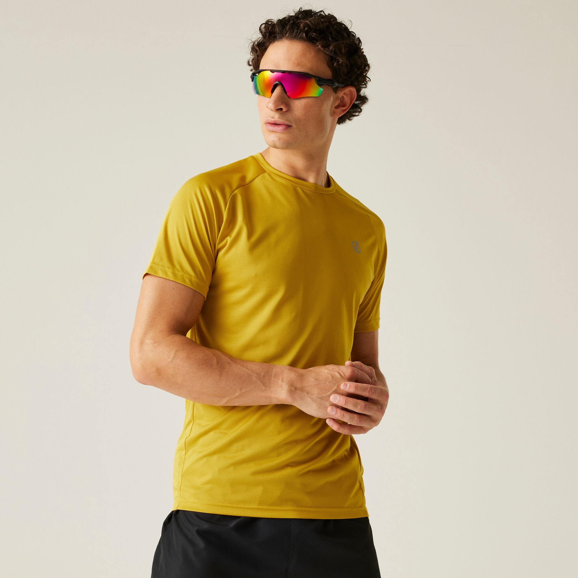 Dare 2b Koszulka męska szybkoschnąca Accelerate Żółty