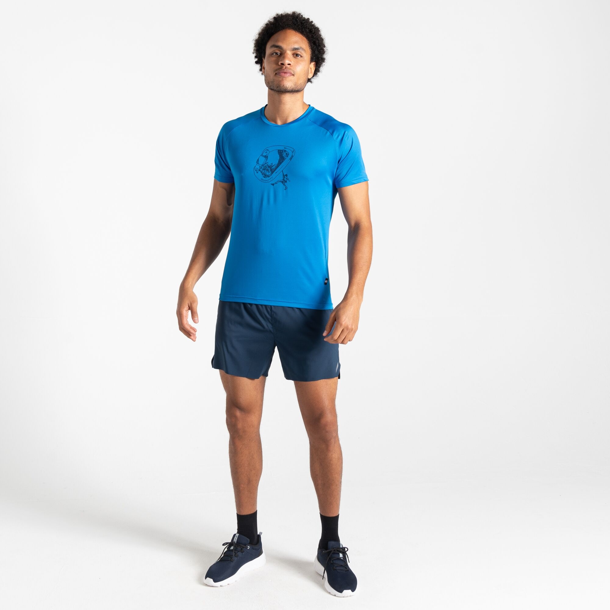 Dare 2b Lightweight Mens Blue Tech T-shirt, Size: S