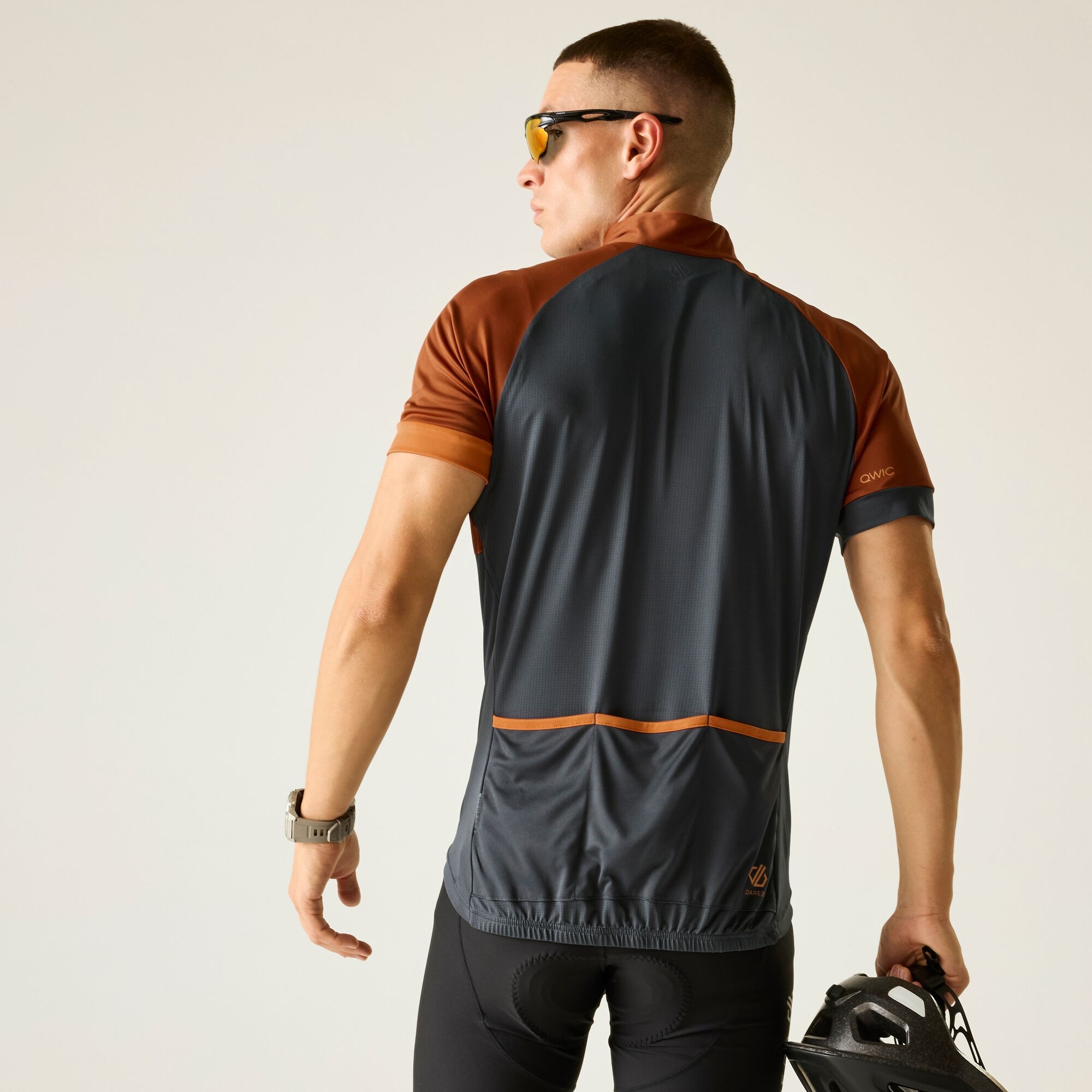 Dare 2b Koszulka rowerowa męska szybkoschnąca Protraction III Pomarańczowy