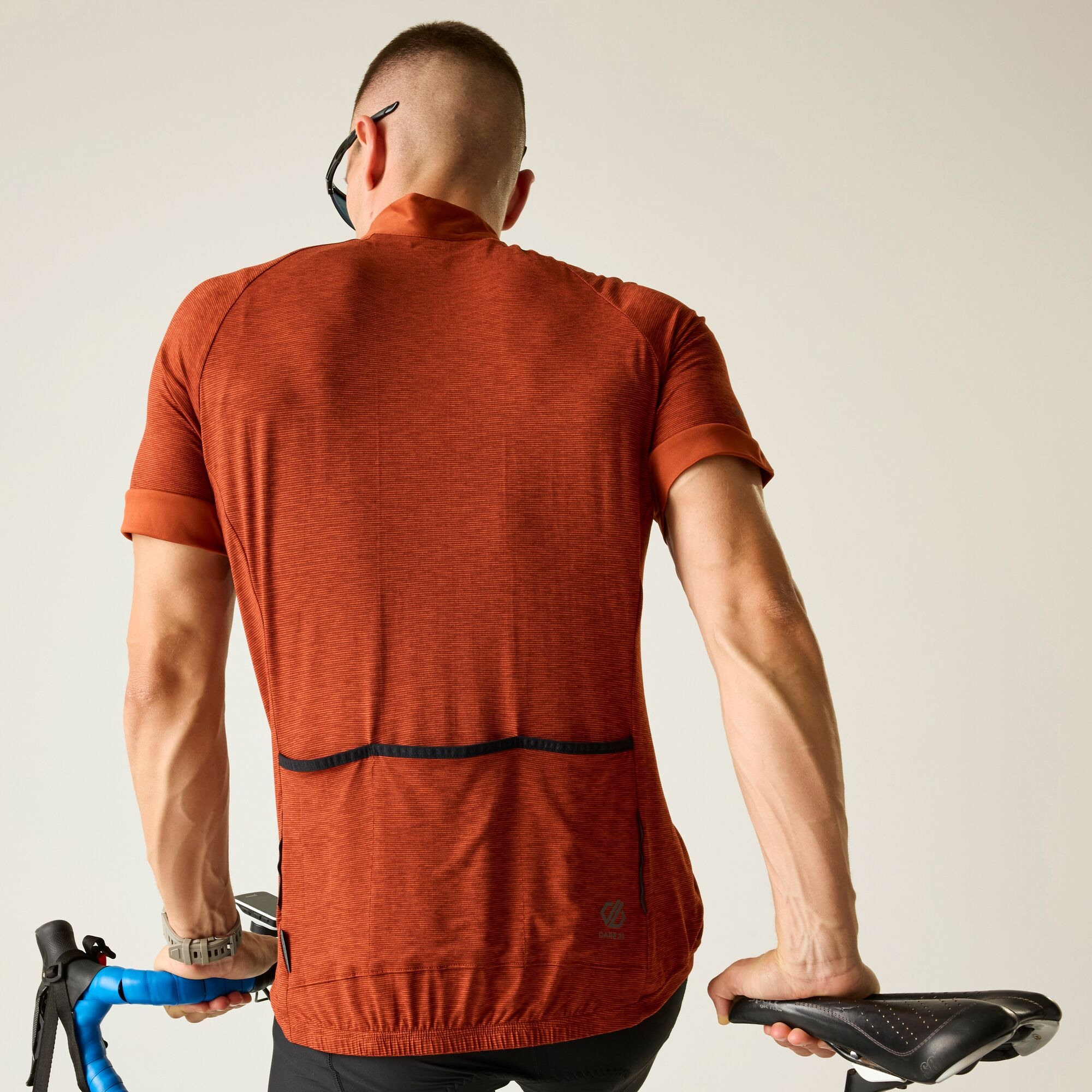 Dare 2b Koszulka rowerowa męska szybkoschnąca Pedal It Out II Pomarańczowy