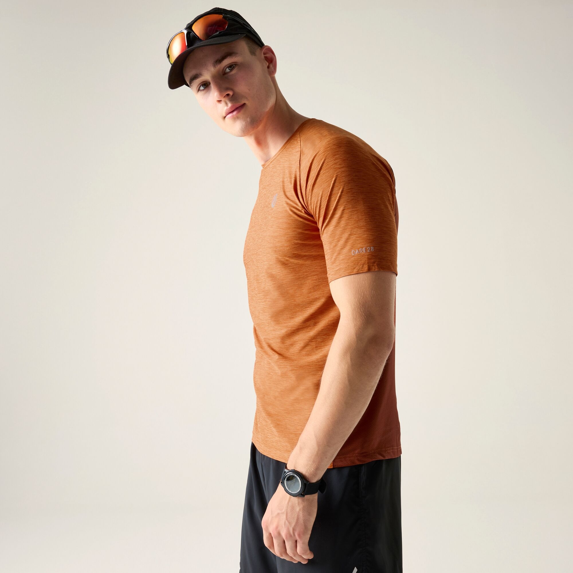 Dare 2b Koszulka męska Power Up Pomarańczowy