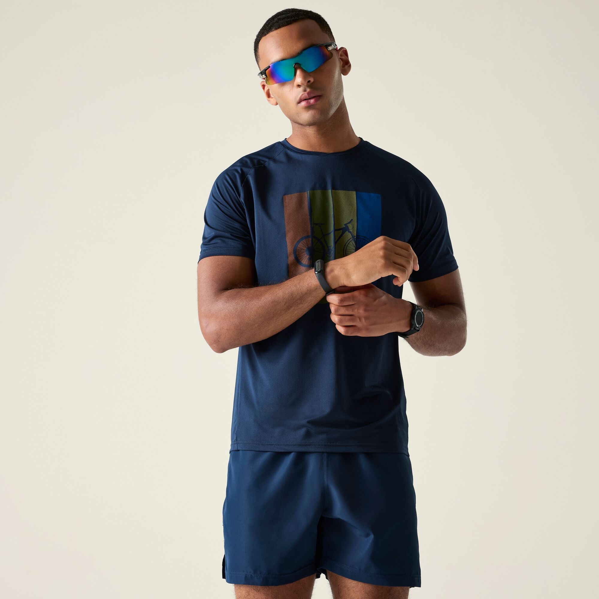 Dare 2B Men's Tech Ii T-Shirt - Blue Medium