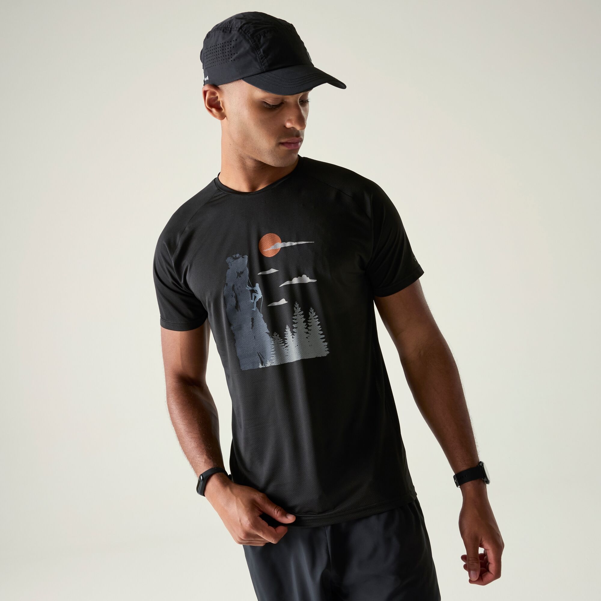 Dare 2B Men's Tech Ii T-Shirt - Black Xxxl
