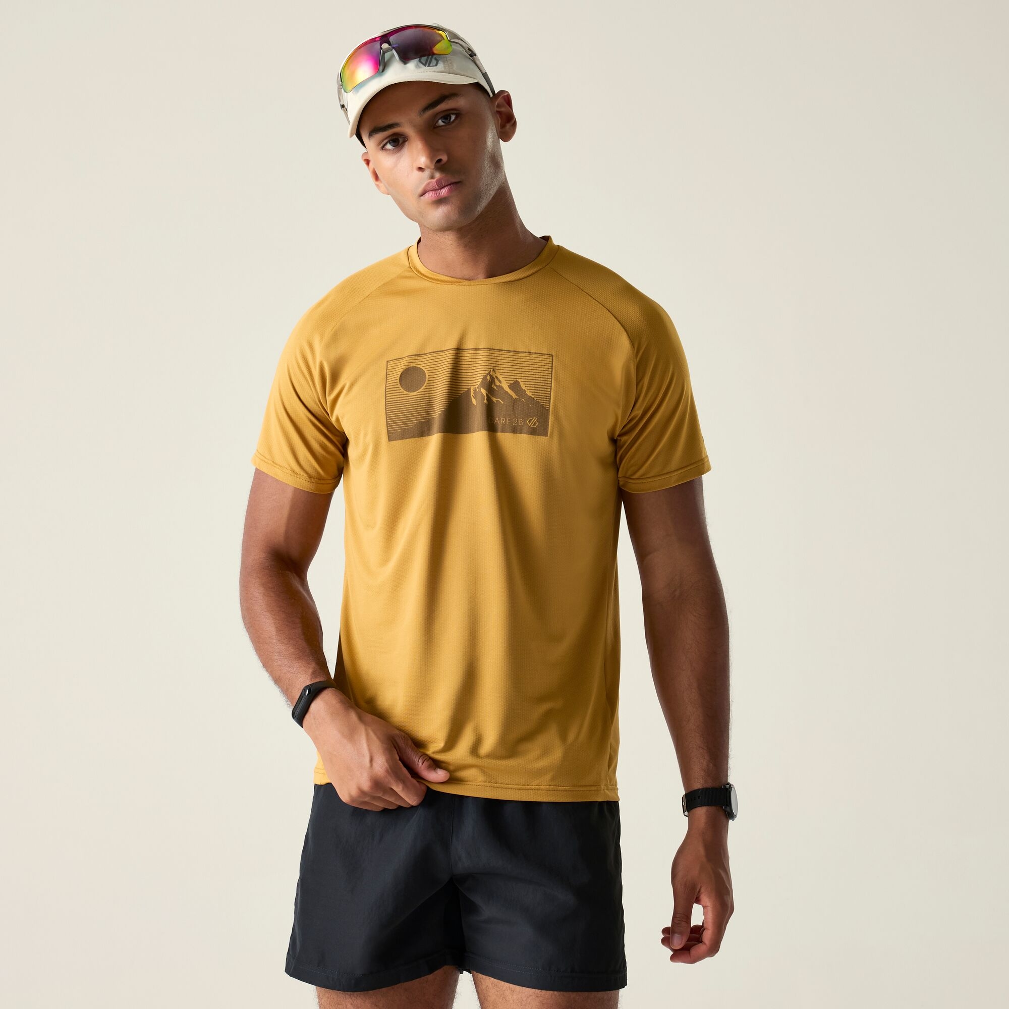 Dare 2B Men's Tech Ii T-Shirt - Yellow Small
