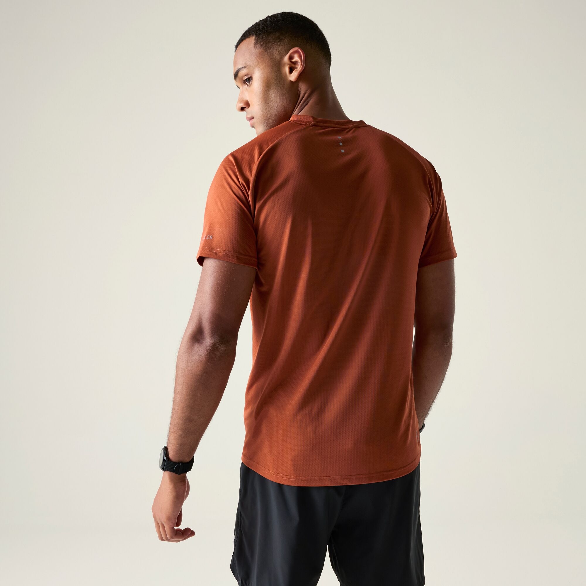 Dare 2B Men's Orange T-Shirt Tech Ii - Image 3