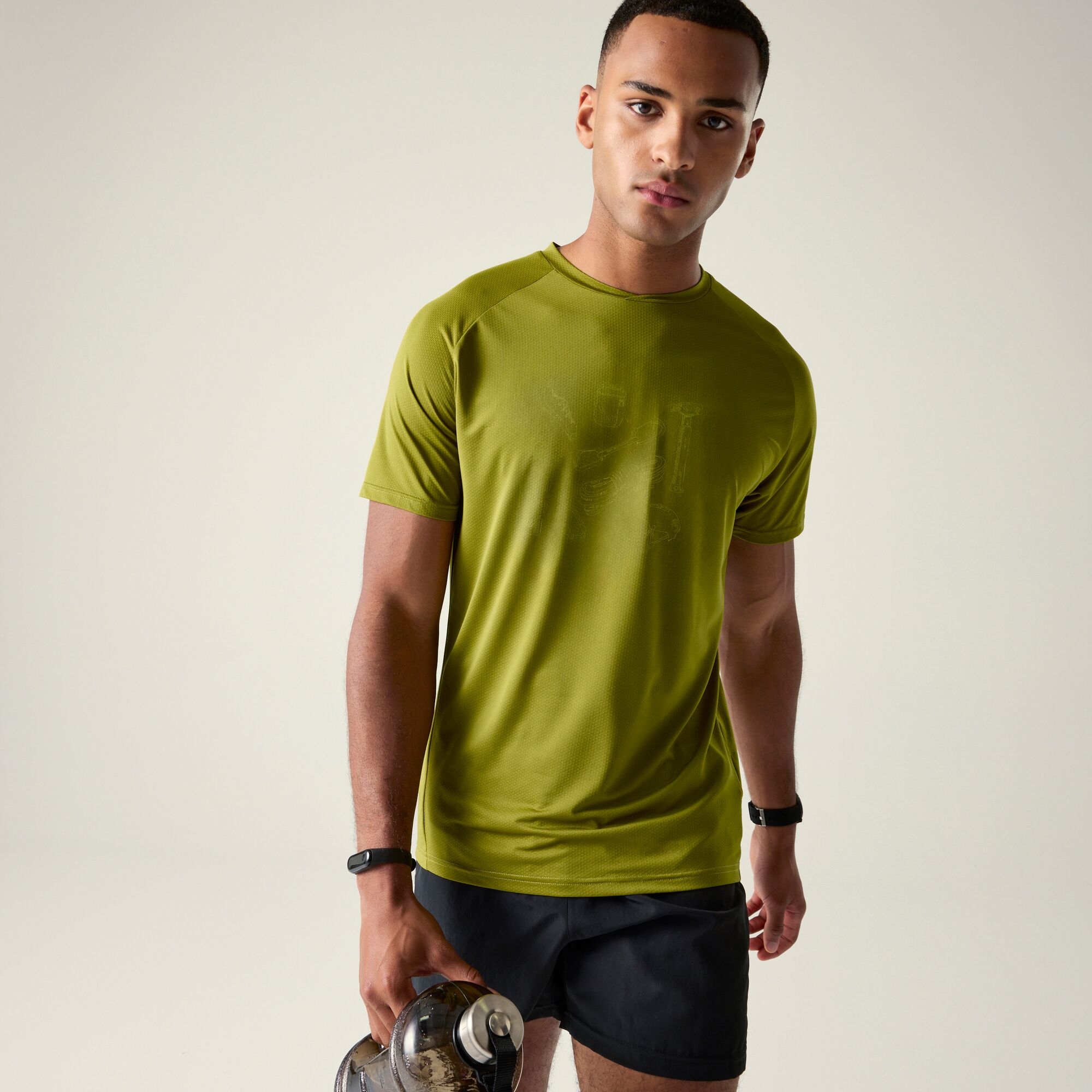 Dare 2B Men's Tech Ii T-Shirt - Green Extra Large