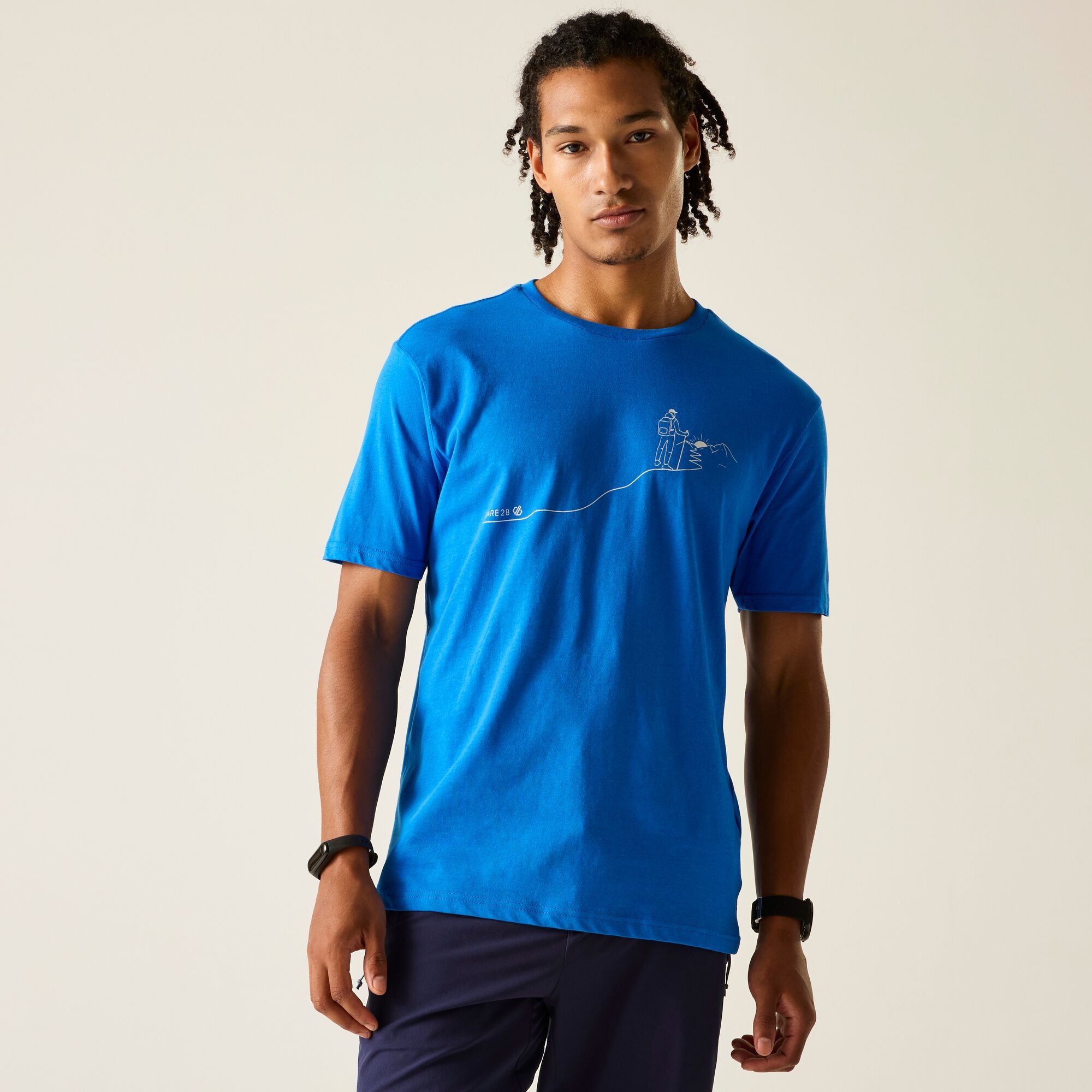 Dare 2B Men's Movement Iii T-Shirt - Blue Extra Small
