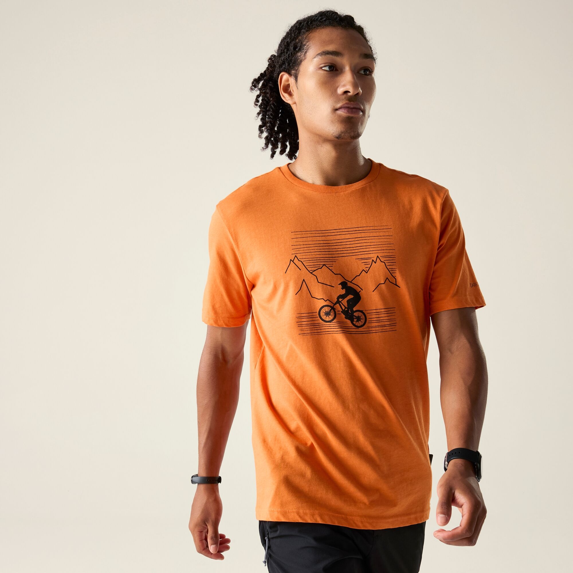 Dare 2B Men's Movement Iii T-Shirt - Orange Xxl