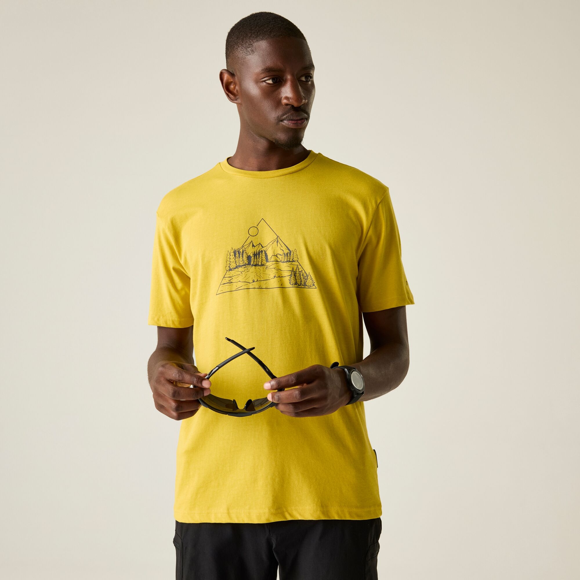 Dare 2B Men's Movement Iii T-Shirt - Yellow Extra Large