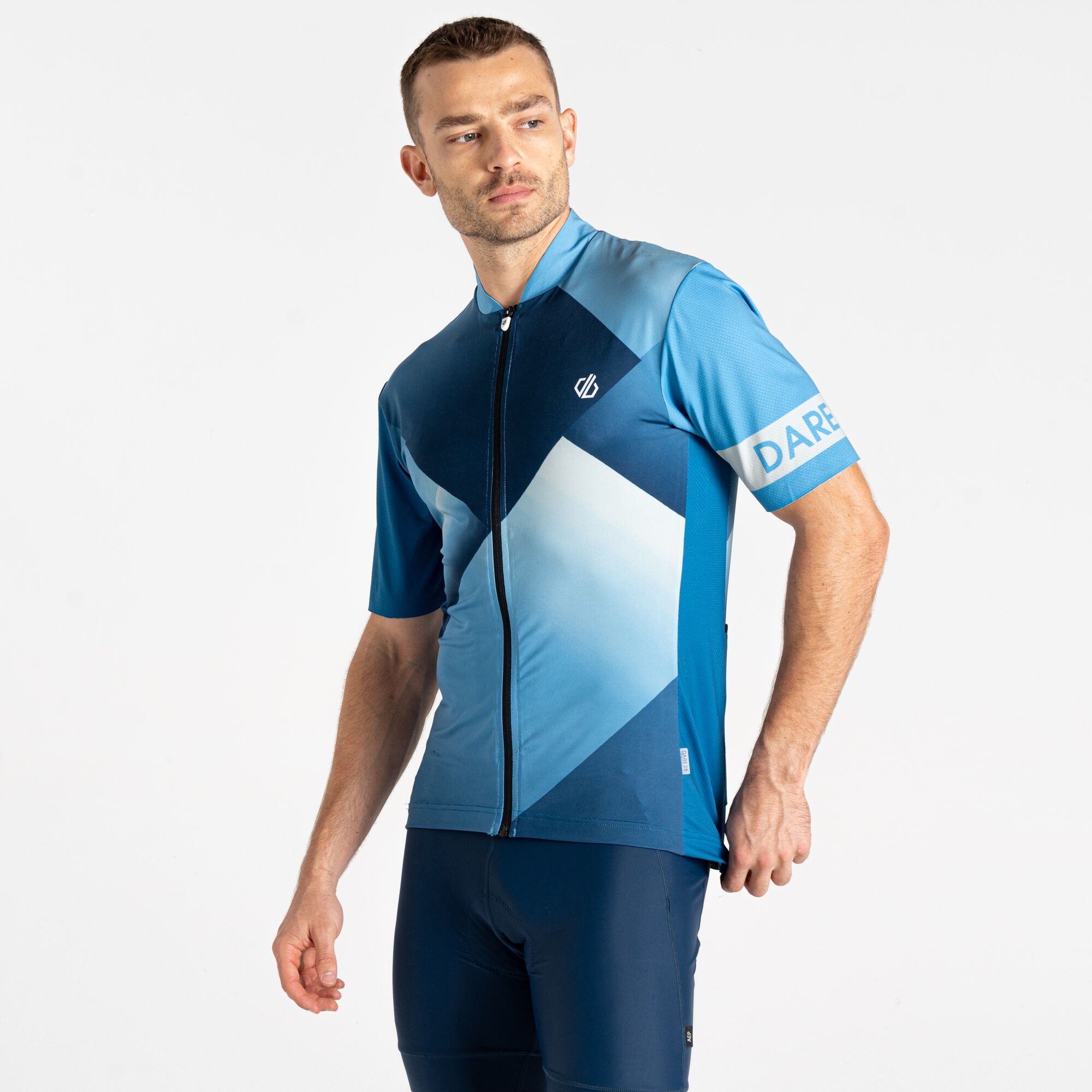 Dare 2b - Męska Koszulka Rowerowa Aep Pedal II Niebieski, Rozmiar: XXXL
