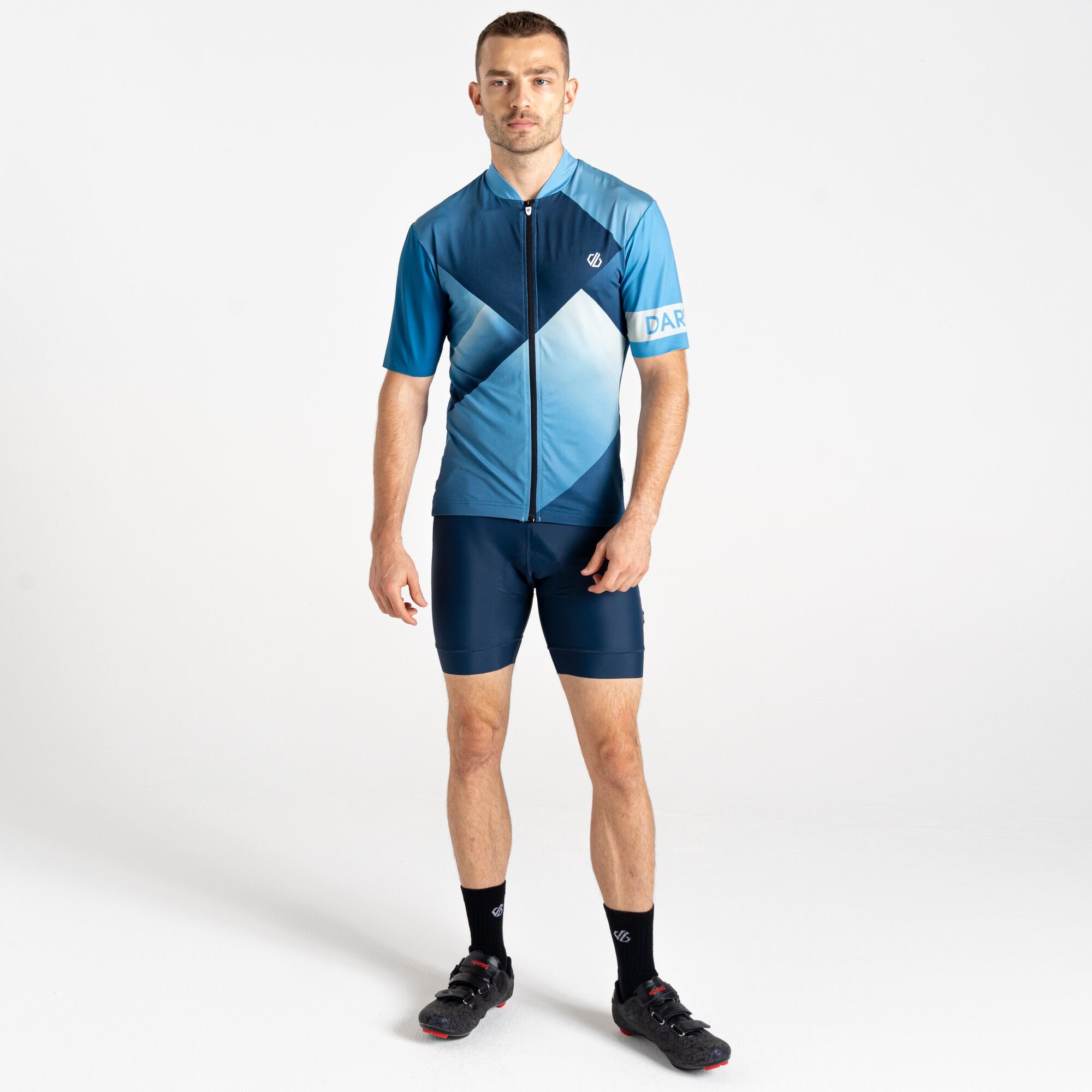 Dare 2b - Męska Koszulka Rowerowa Aep Pedal II Niebieski