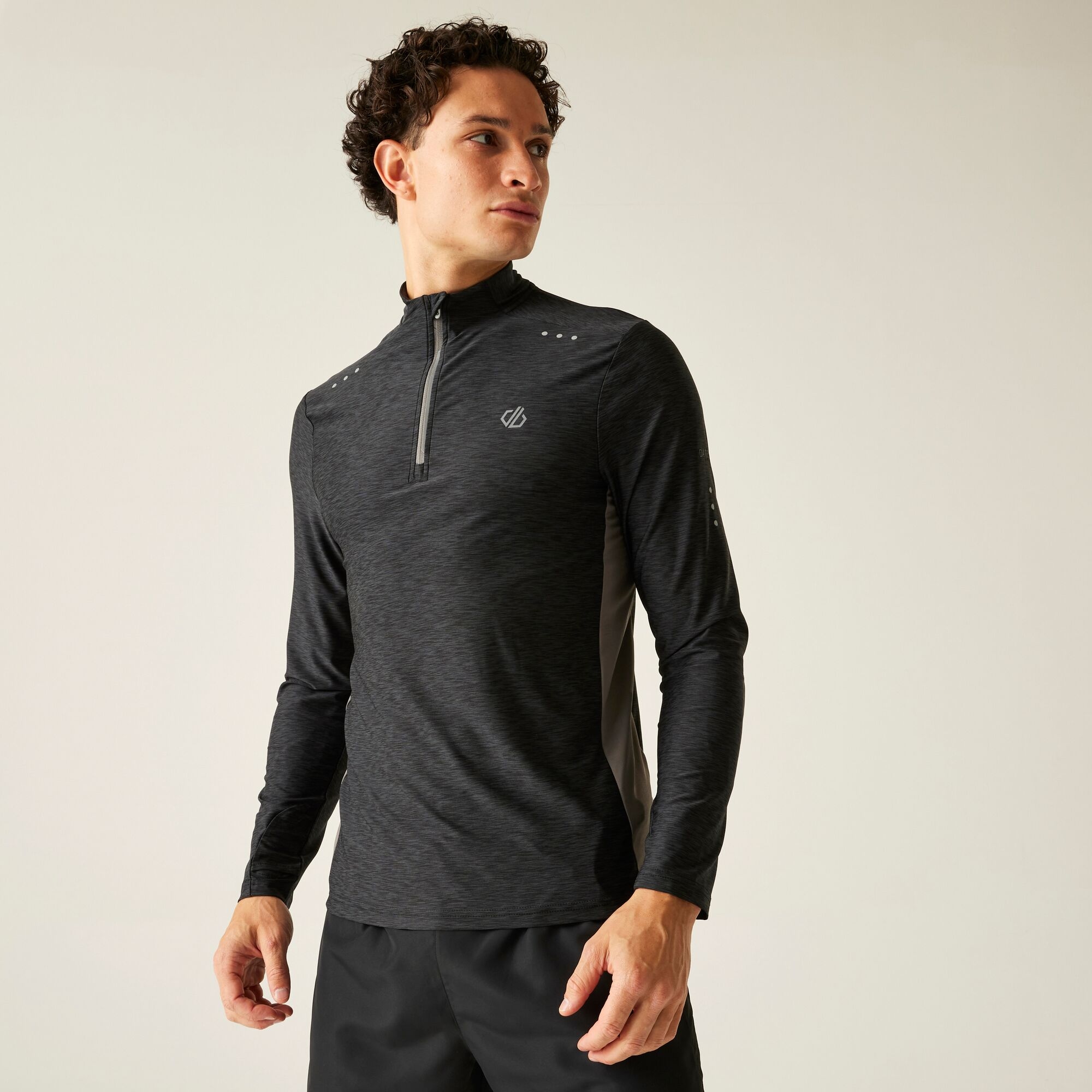 Dare 2B Men's Power Up Iii Jersey - Black Large
