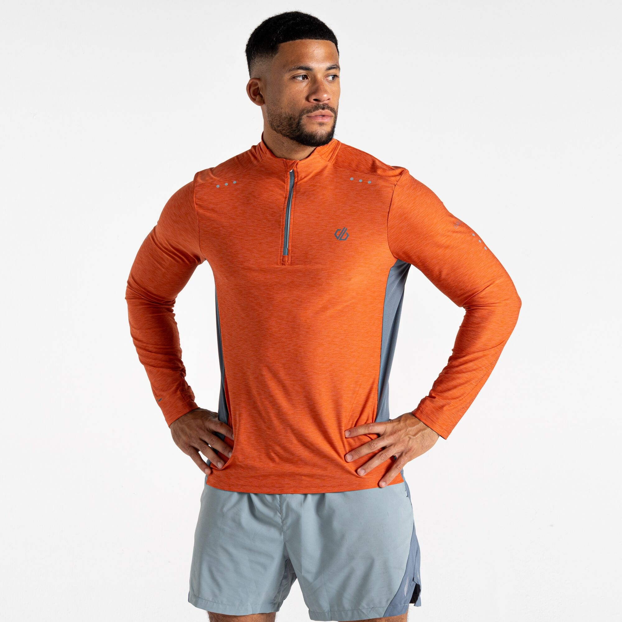 Dare 2B Men's Orange Jersey Power Up Iii - Image 3