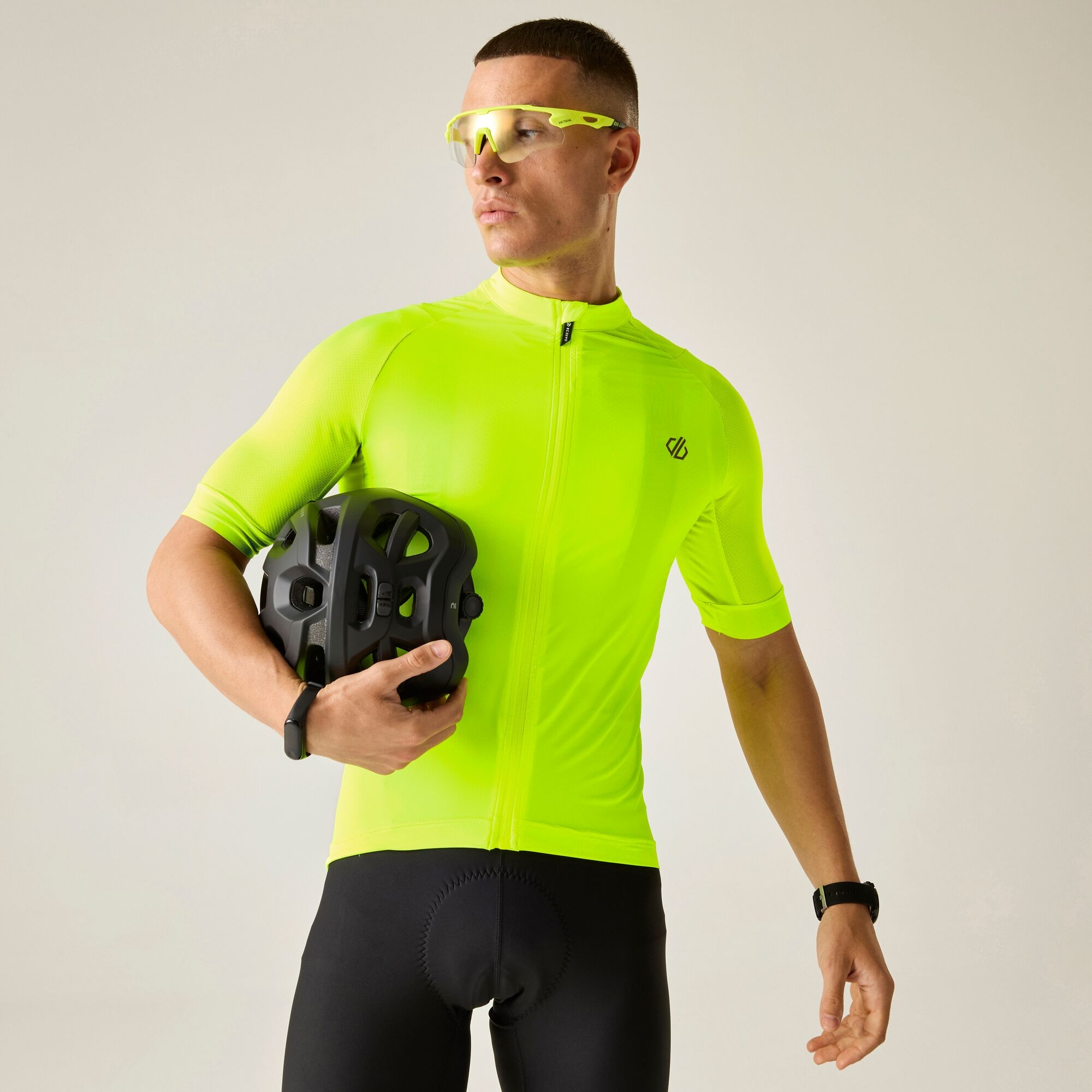 Dare 2b Koszulka rowerowa męska oblaskowa Lightning S/S Zielony