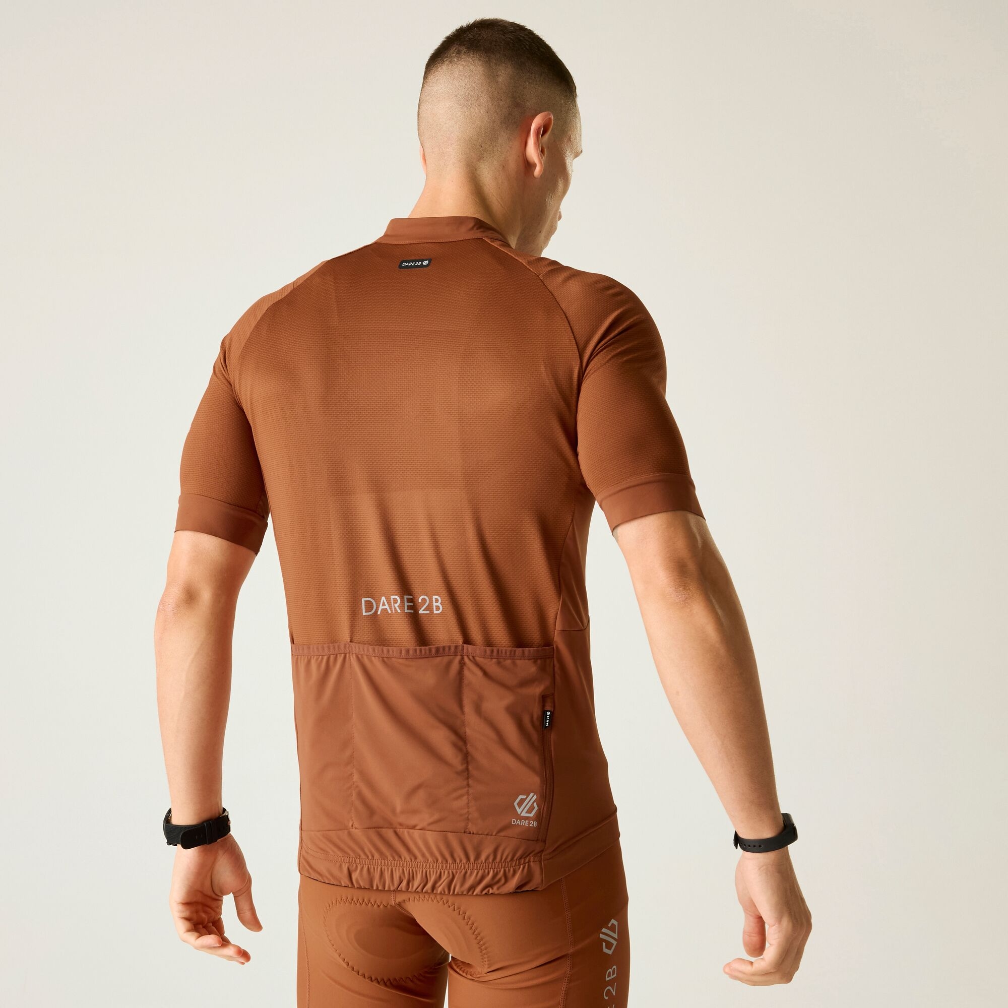 Dare 2b   Koszulka rowerowa męska oblaskowa Lightning S/S Pomarańczowy